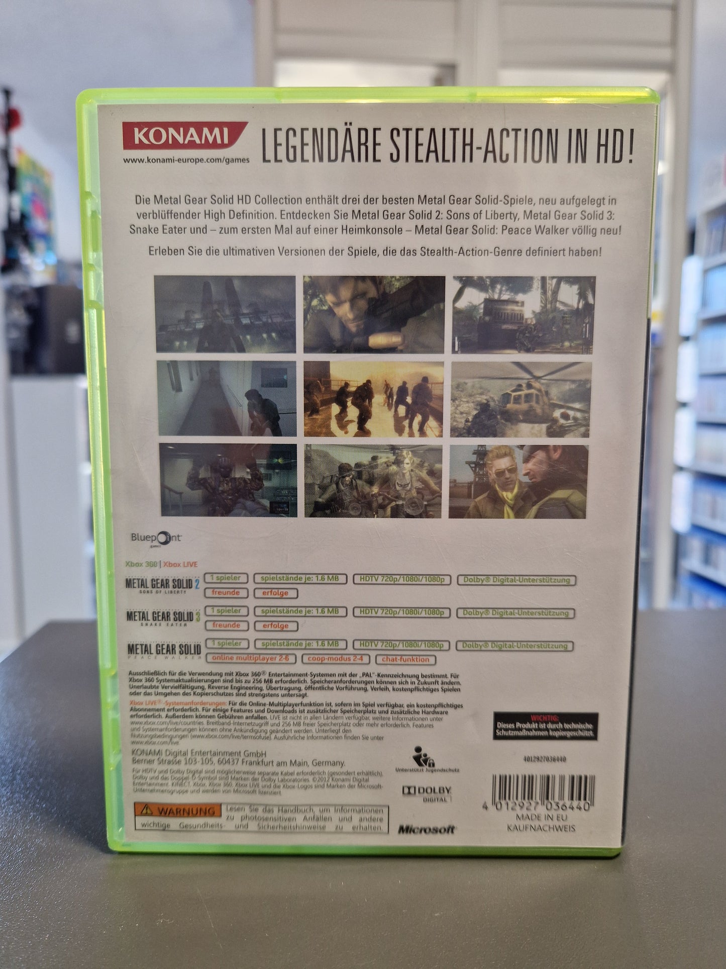 Metal Gear Solid HD Collection Xbox 360