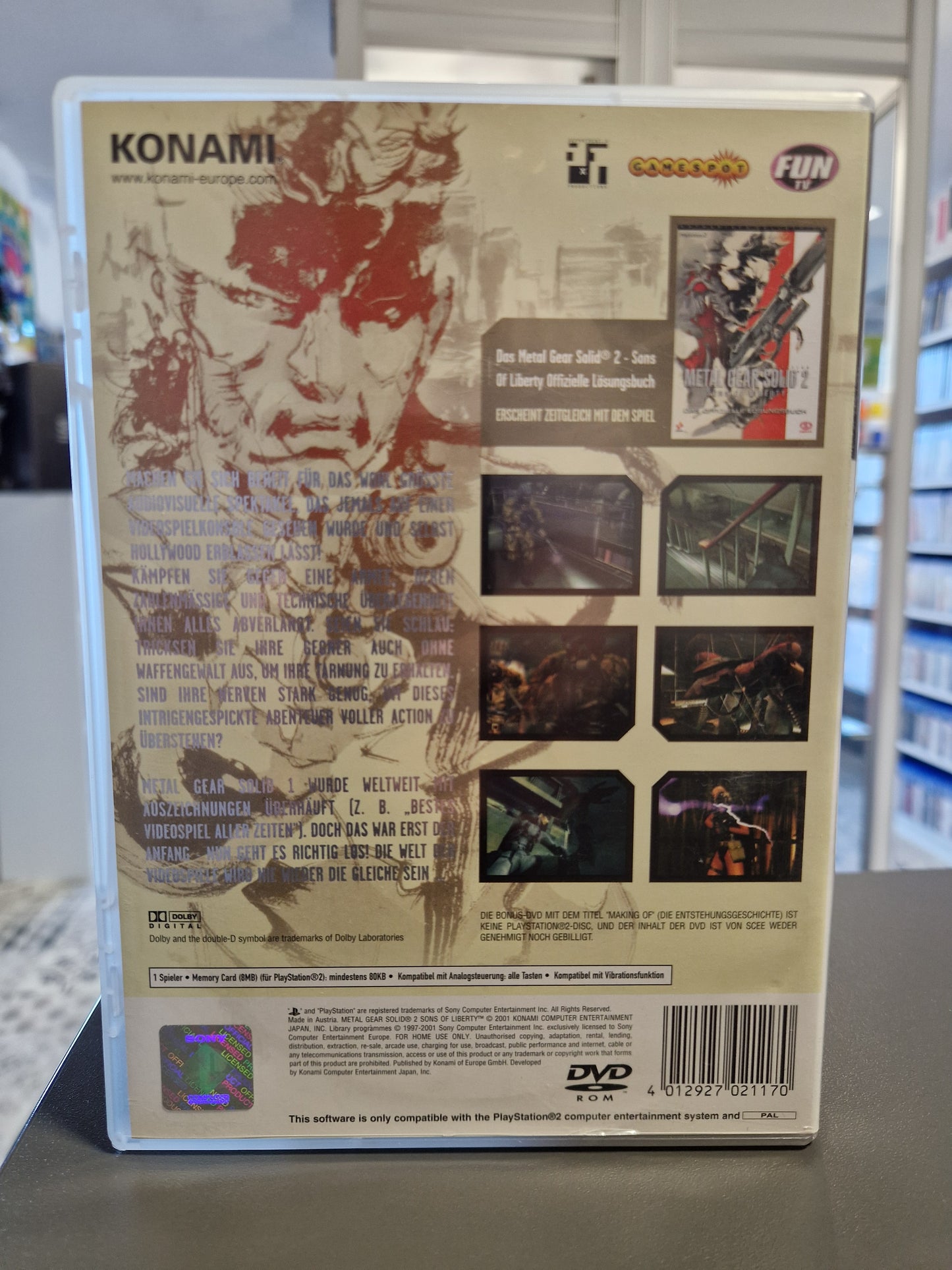 Metal Gear Solid 2 Sons of Liberty Playstation 2