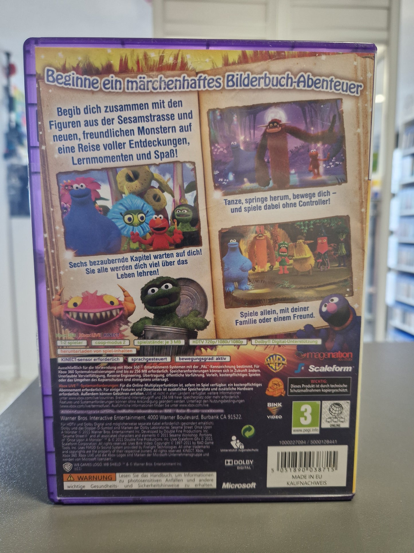 Sesamstraße: Es War Einmal Ein Monster Microsoft Xbox 360