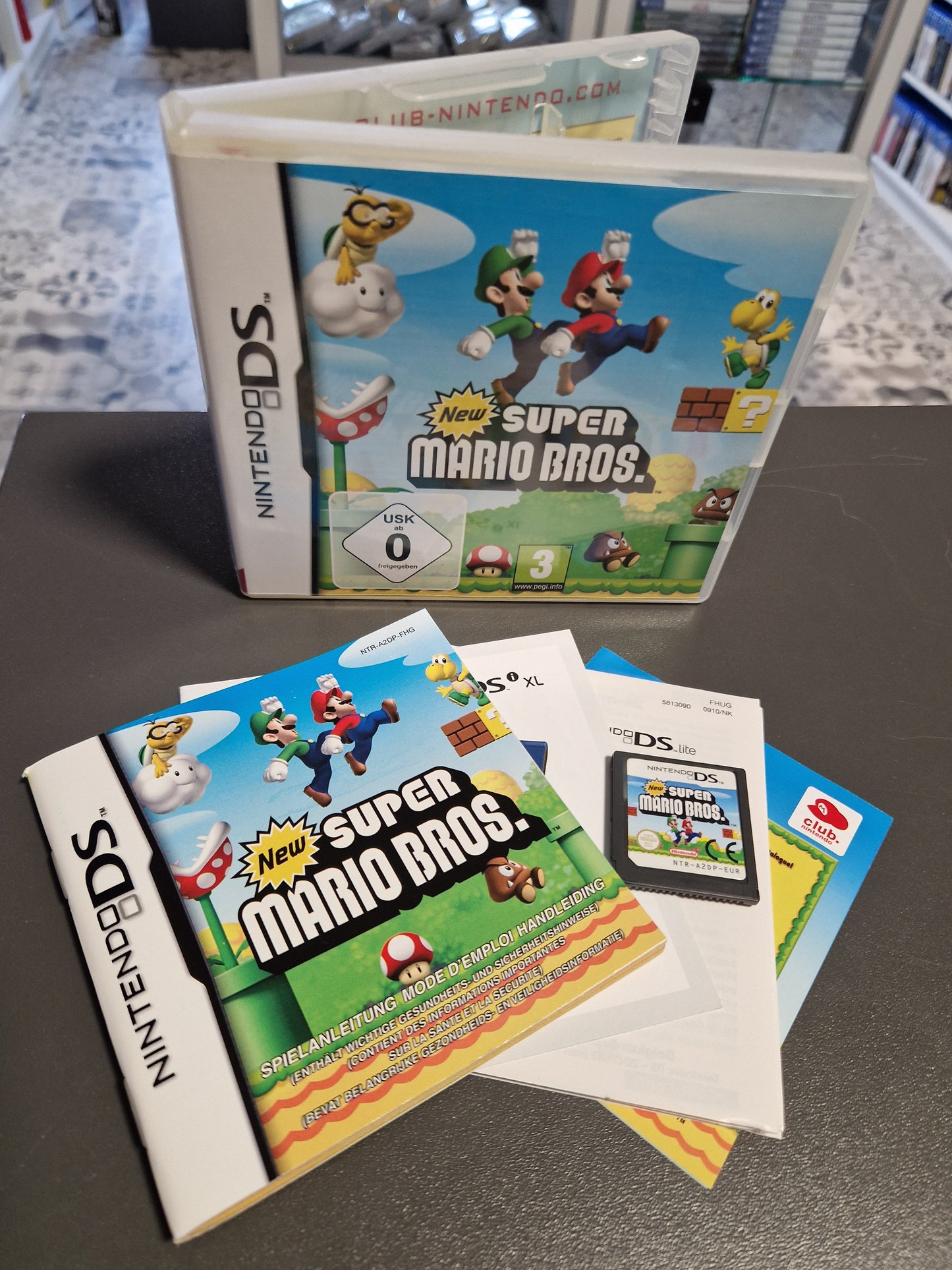 Nintendo DSi XL Mario 25th Anniversary Edition | Rot | OVP | Schutzhülle | TOP Zustand | Handheld