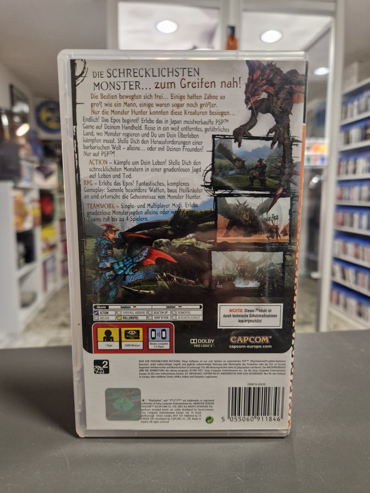 Monster Hunter Freedom (Essentials) - Sony PSP | Geprüft & Top-Zustand