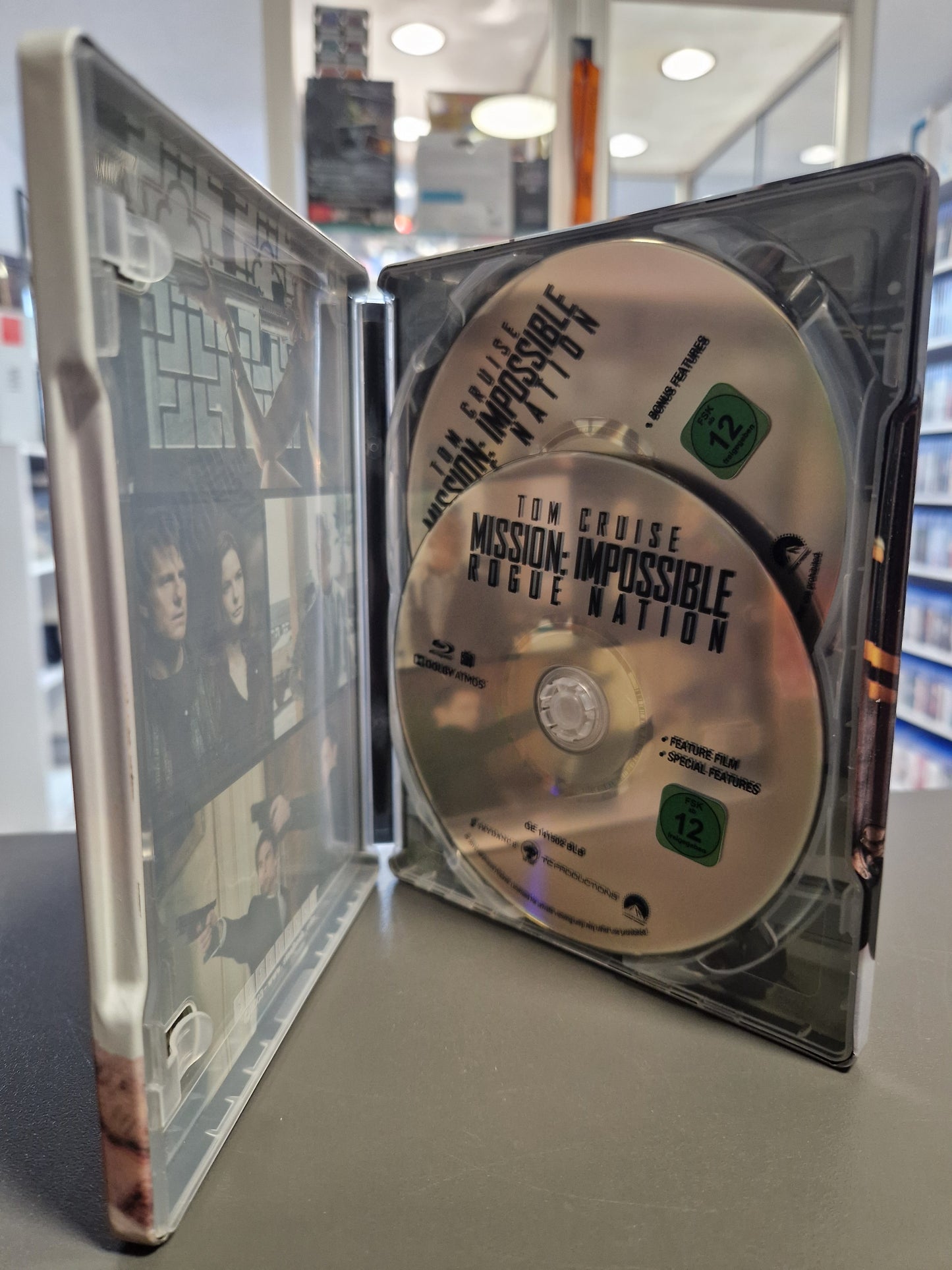 Mission: Impossible Rogue Nation Paramount Tom Cruise Steelbook DVD