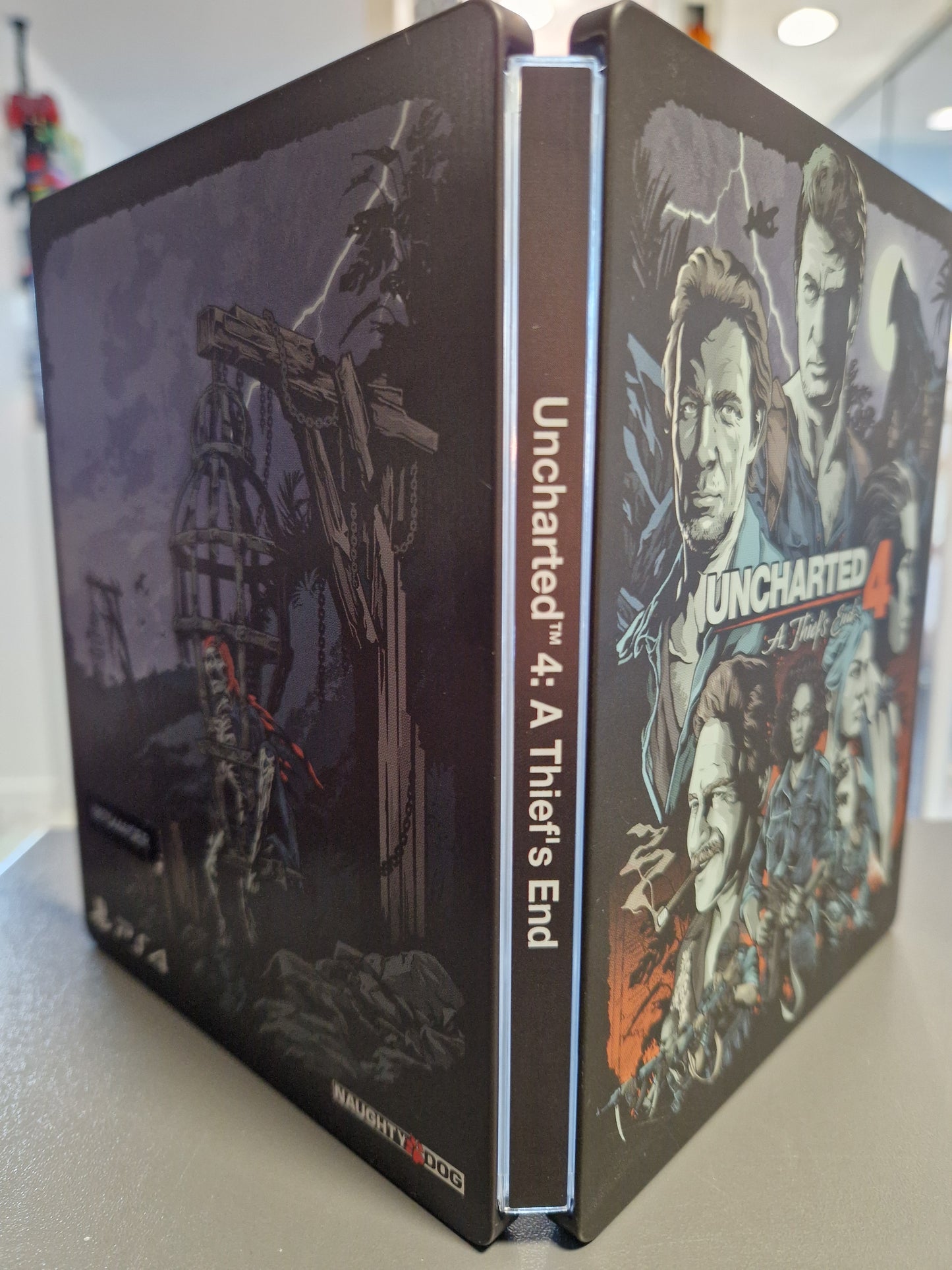 Uncharted 4-A Thief's End Steelbook + Spiel Sony PlayStation 4