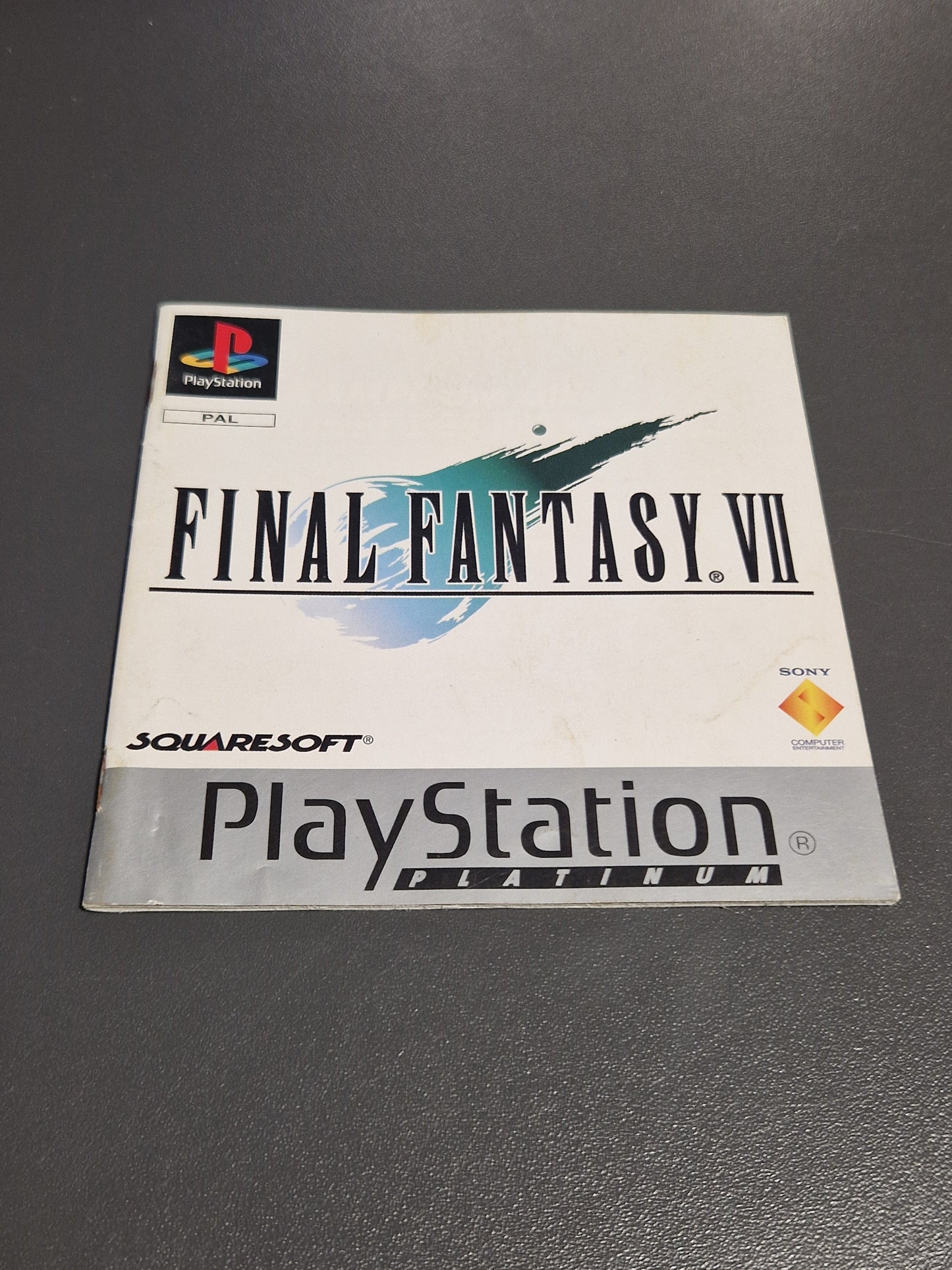 Final Fantasy 7 Playstation PS1 Anleitung