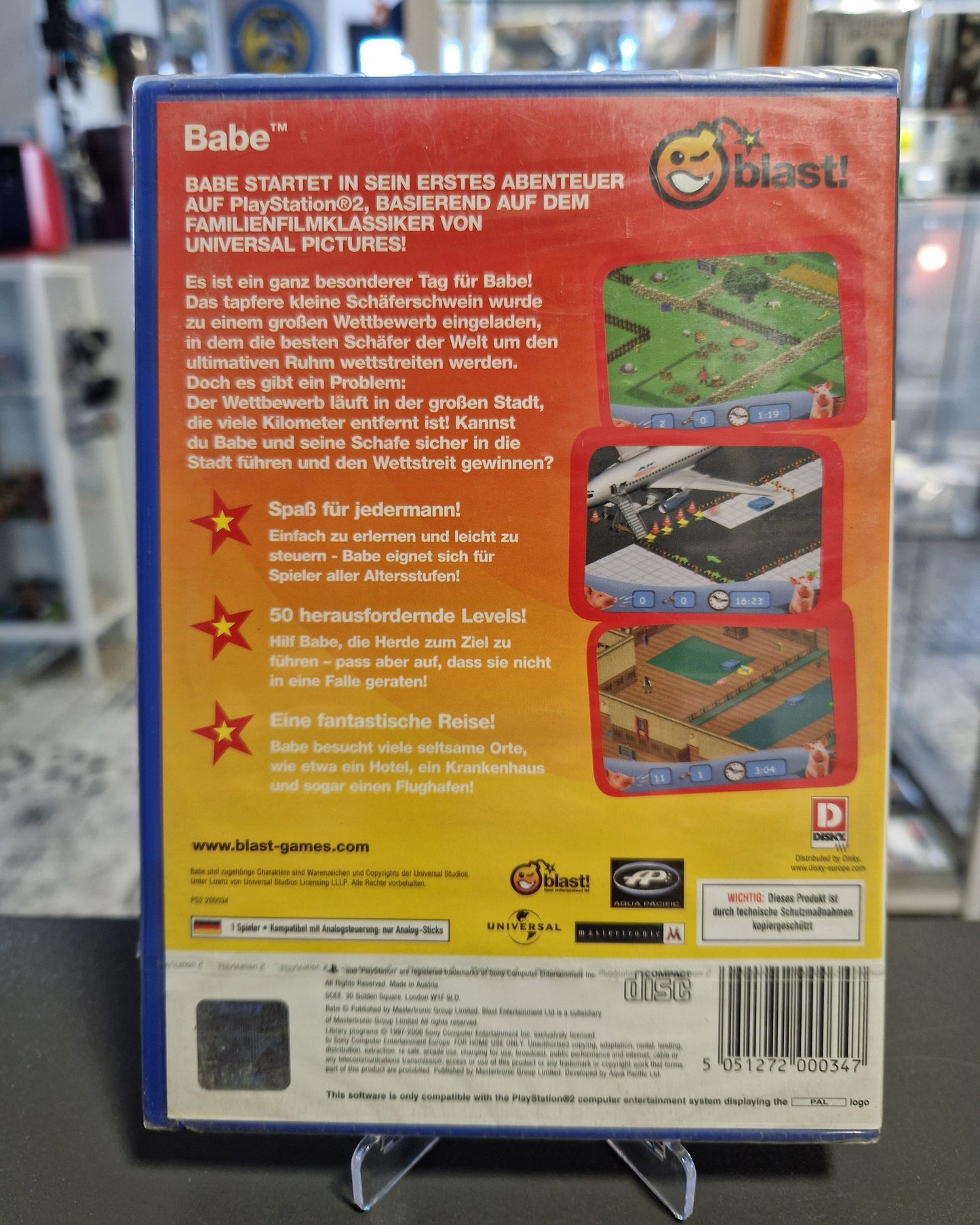 Babe Ein Schweinchen namens PS2 | Playstation 2 | NEU & OVP | SEALED | Sammlerstück | Blast! | Memory Lane
