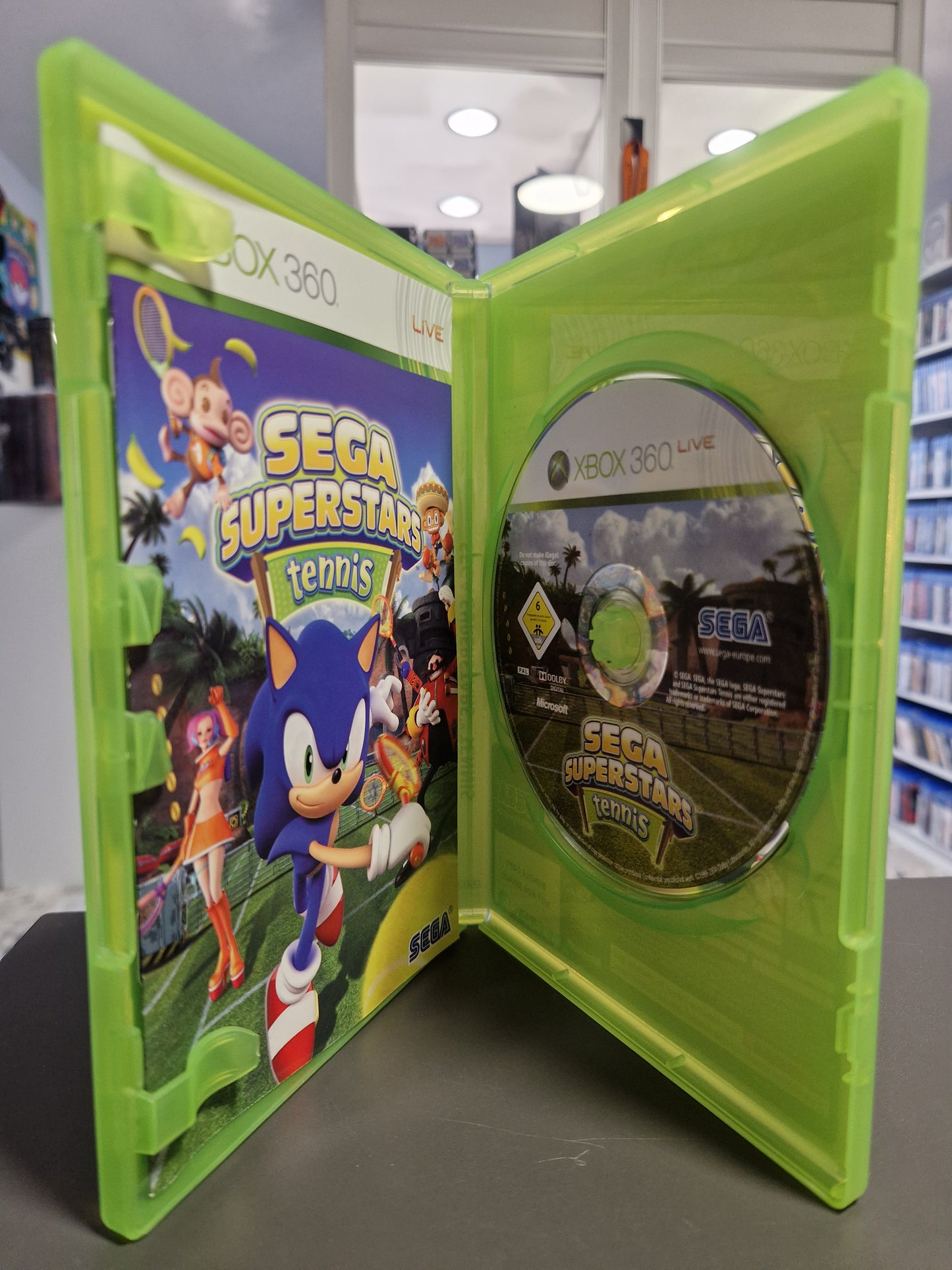 Sega Superstars Tennis (Xbox 360) – CIB | Top Zustand | Kratzerfrei