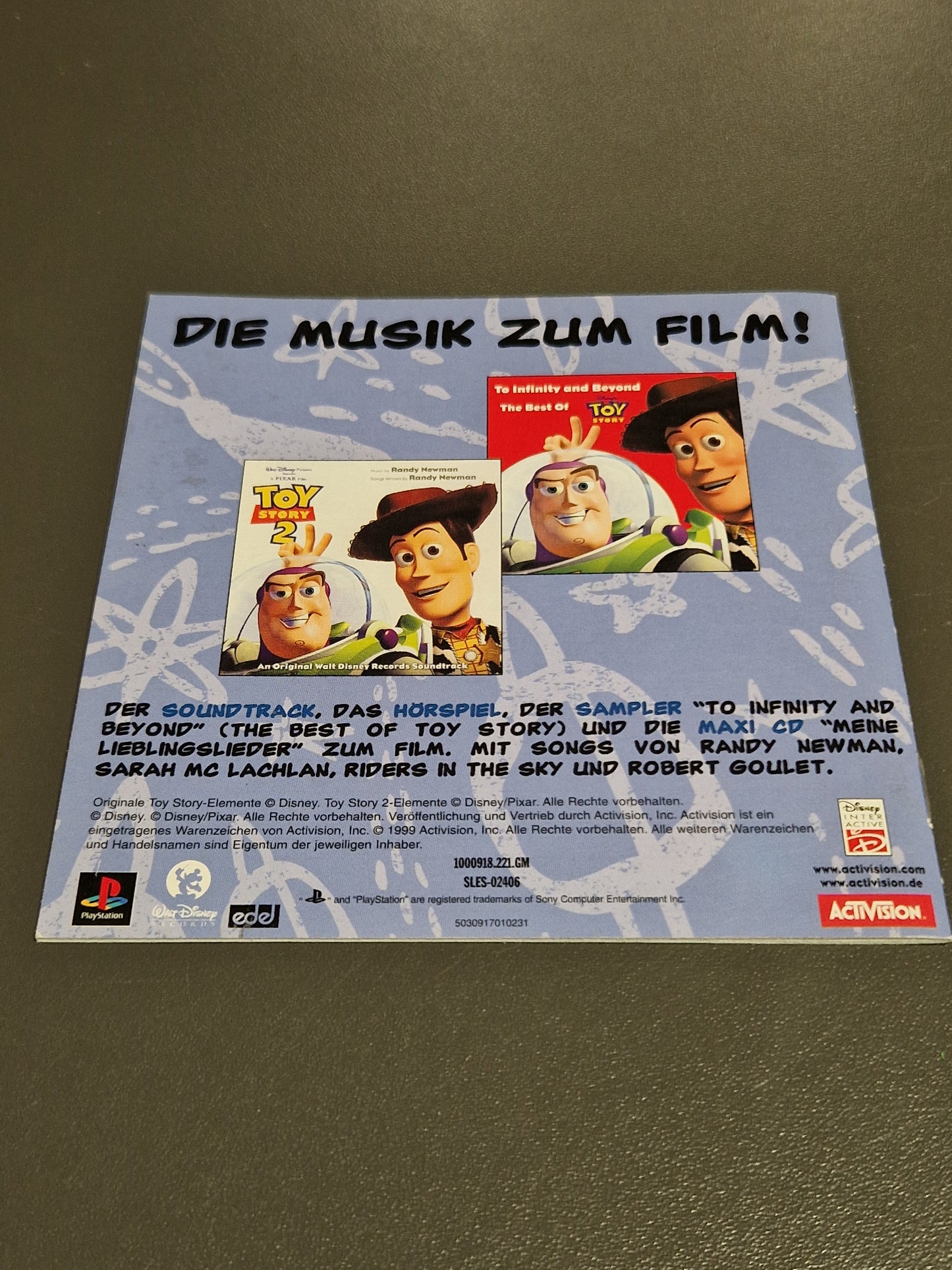Toy Story 2 PS1 Anleitung
