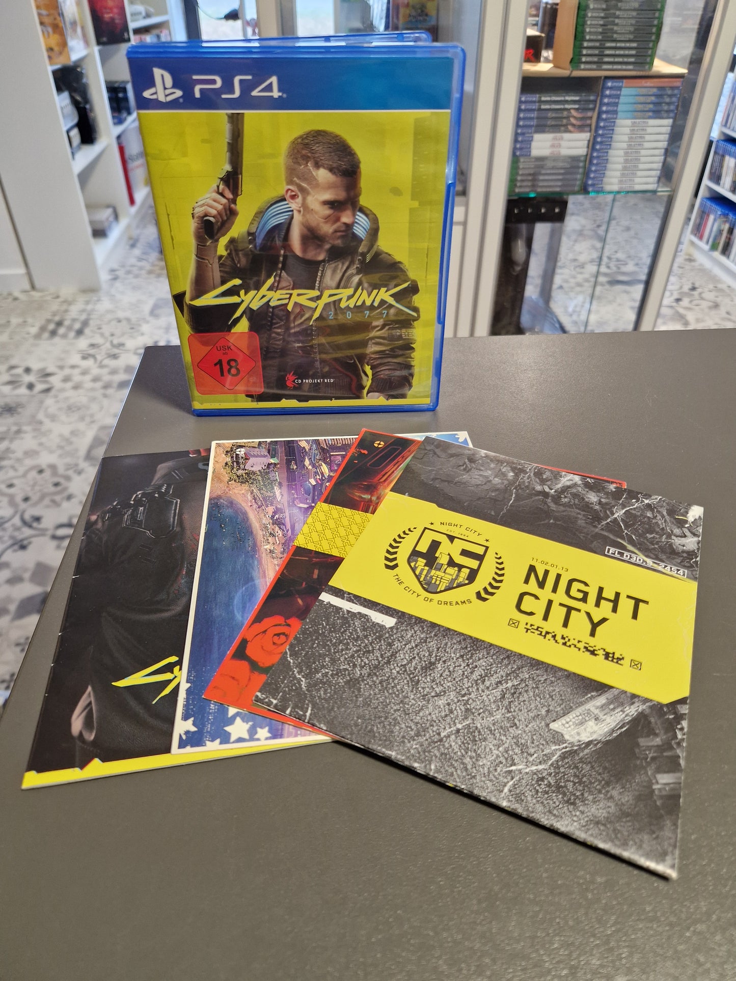 Cyberpunk 2077 (PS4) – CIB | Wie neu & Kratzerfrei | Inkl. PS5-Upgrade