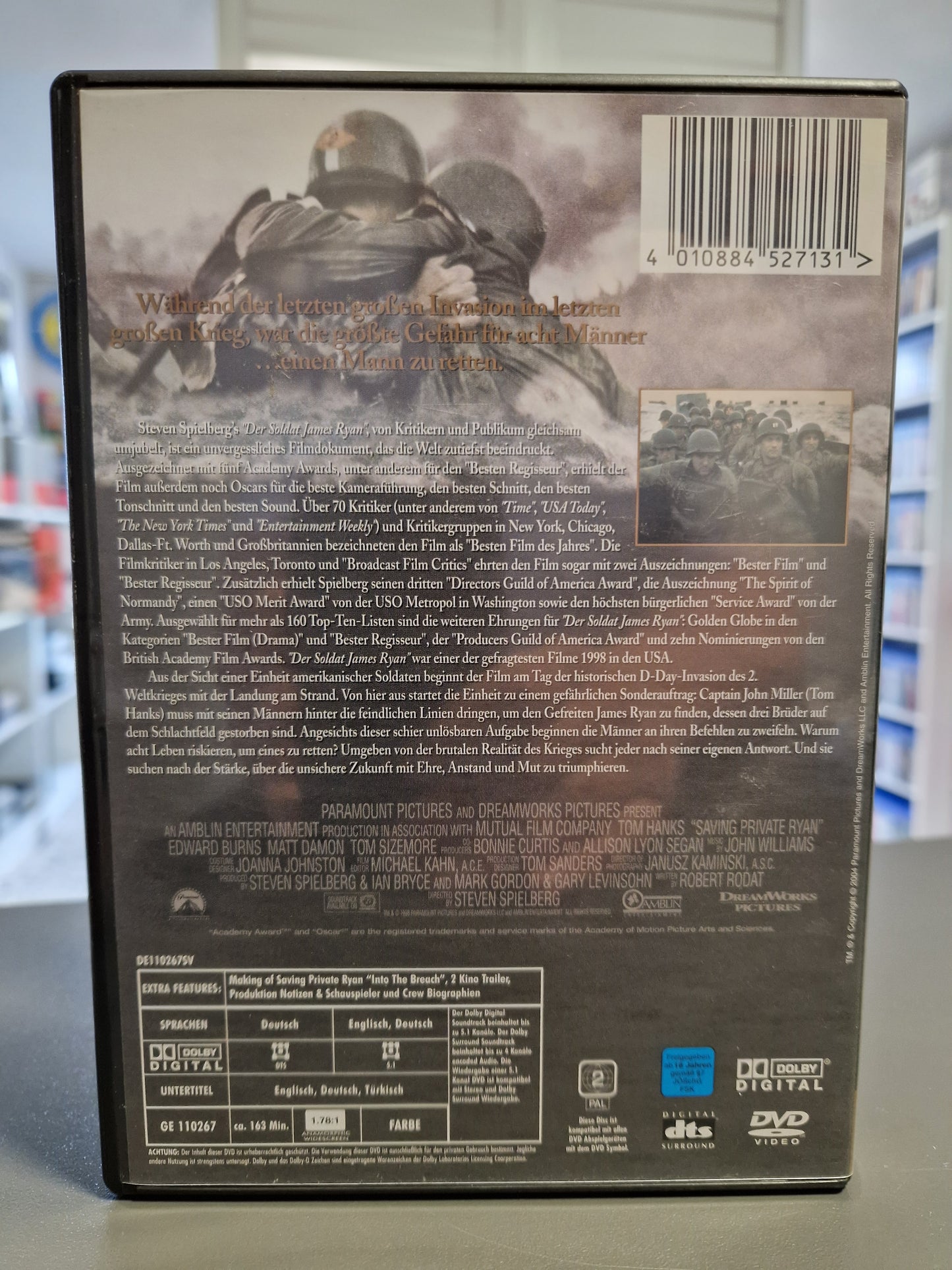 Der Soldat James Ryan DVD