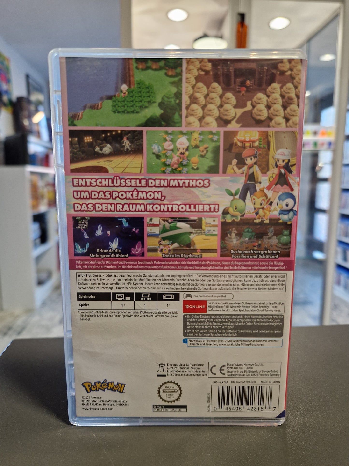 Pokémon Leuchtende Perle (Nintendo Switch) | Top-Zustand | Remake von Sinnoh