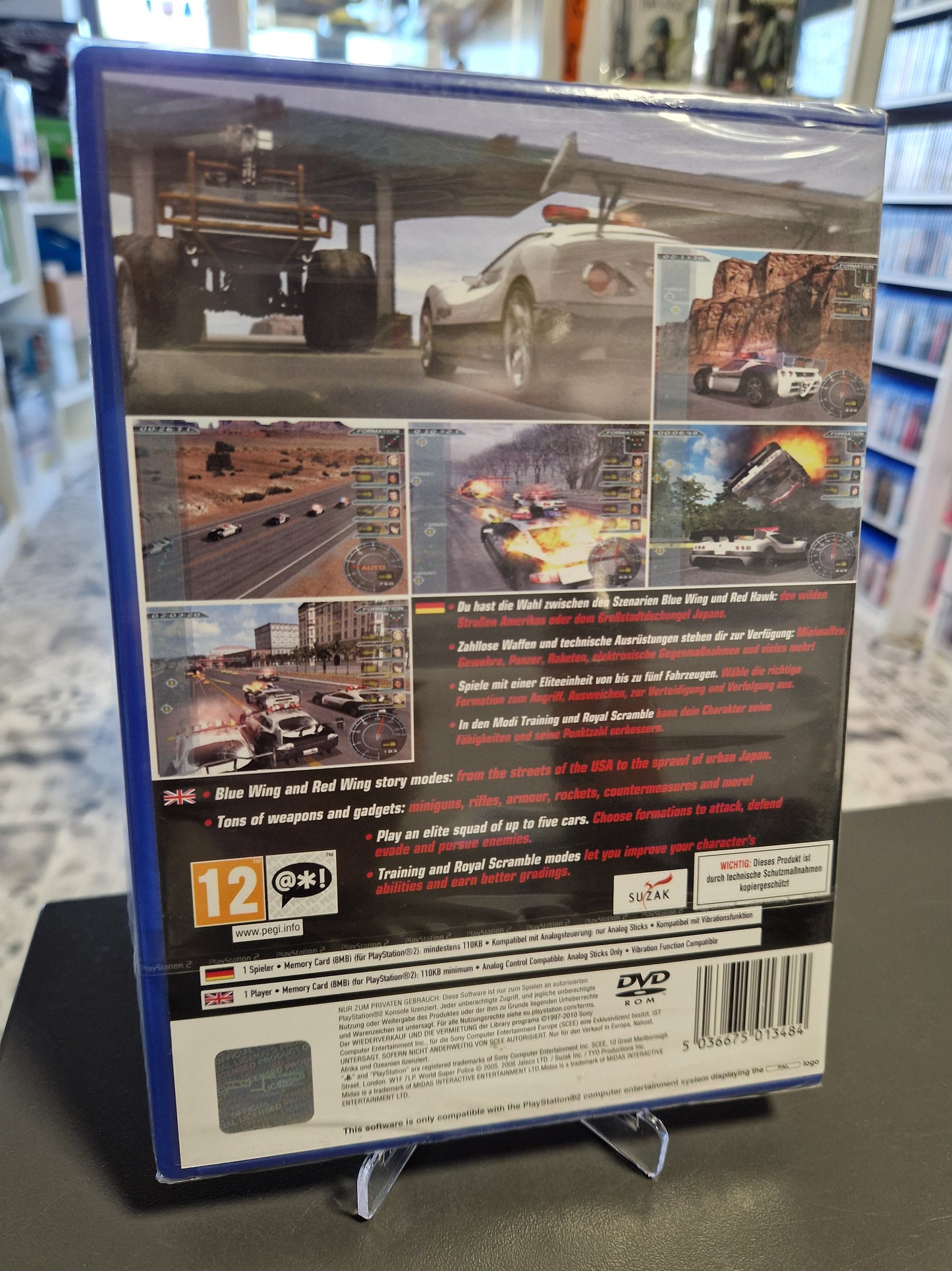 World Super Police | PS2 | NEU & Factory Sealed | OVP | Midas | Rarität | Memory Lane