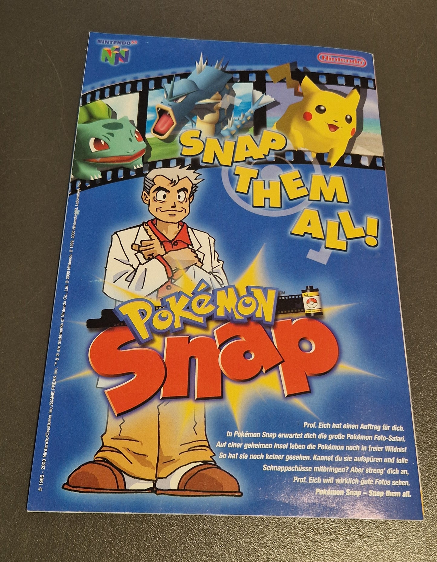Rückseite Club Nintendo Special Pokémon Heft 10 Sammlerzustand Ansicht Rückansicht