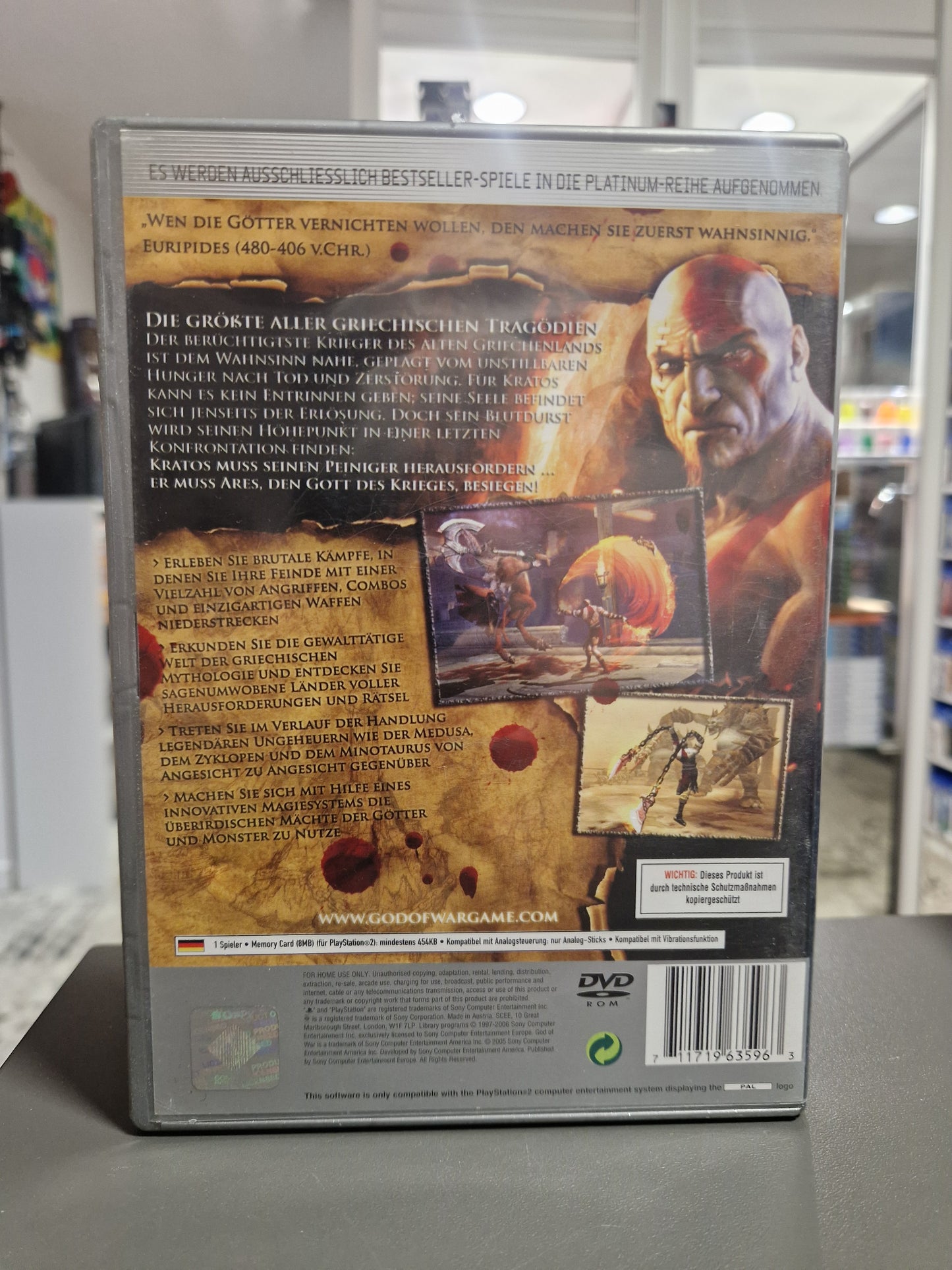 God of War (PS2) - Platinum Edition | Komplett mit Anleitung | Top Zustand