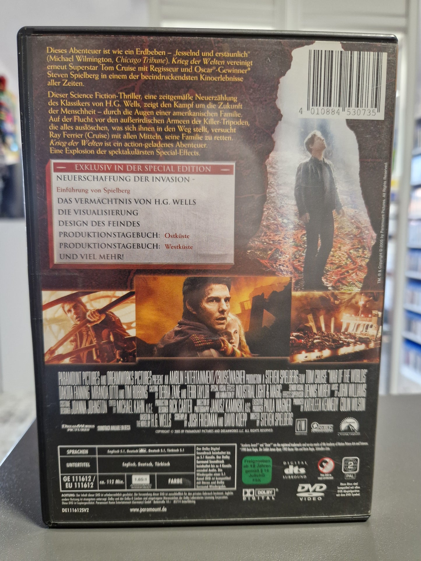 Krieg der Welten Special Edition 2 CDs DVD