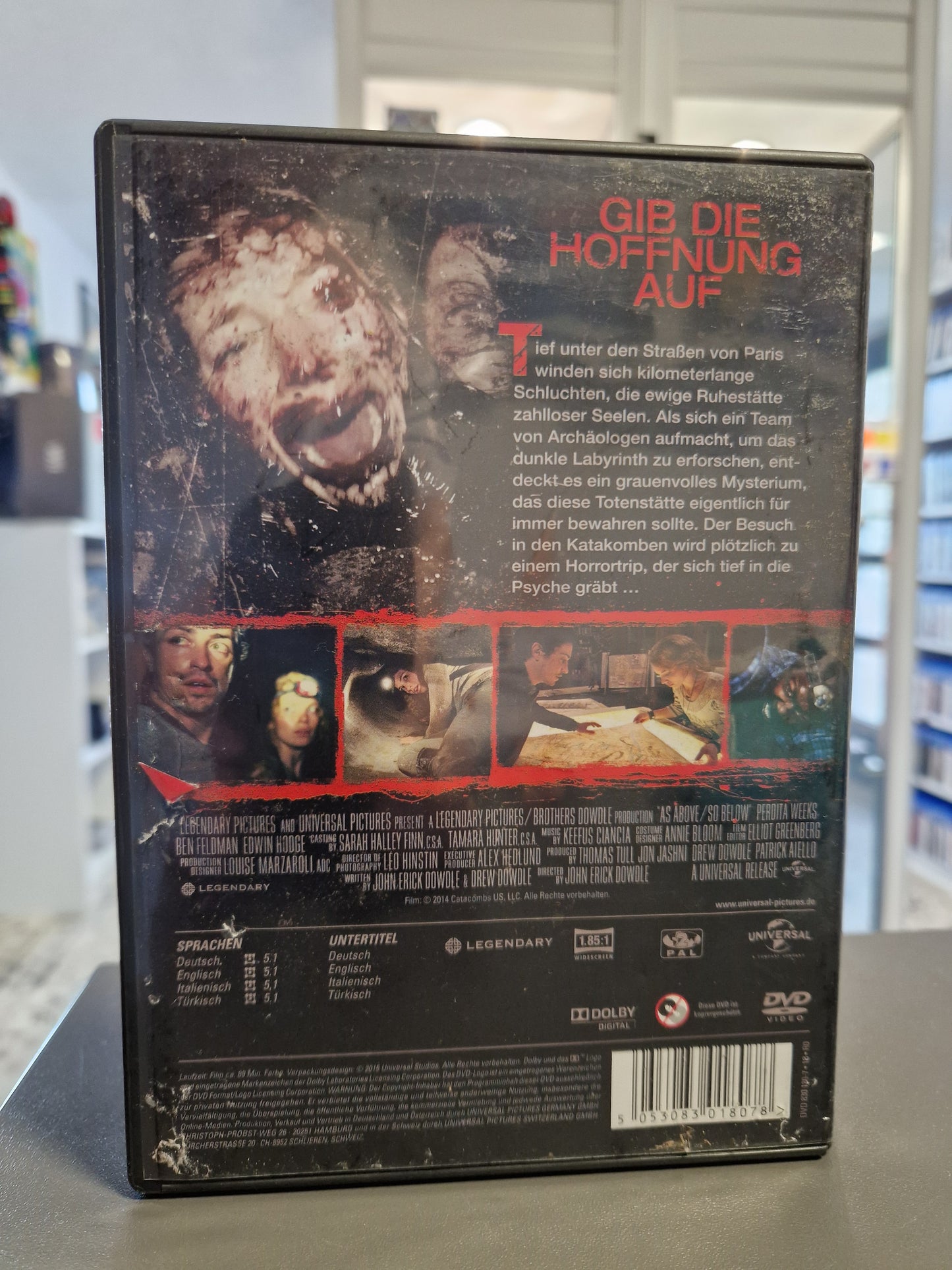 Katakomben - Der einzige Weg hier raus führt nach unten DVD Film