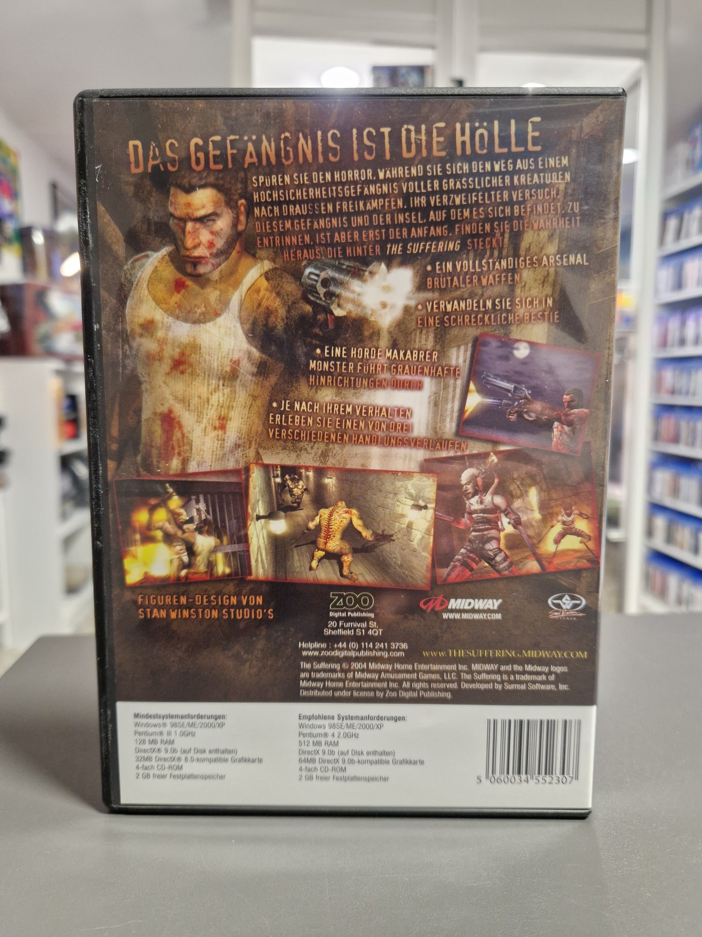 The Suffering PC Spiel | OVP | CIB | USK 18 | Top Horror Klassiker | Memory Lane