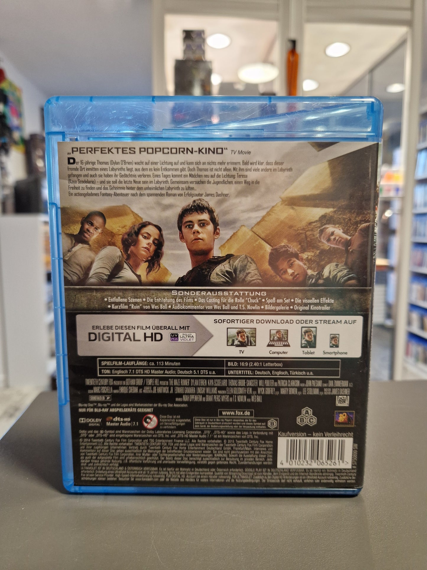 Maze Runner – Die Auserwählten im Labyrinth (Blu-ray) | Top-Zustand | Kratzerfrei