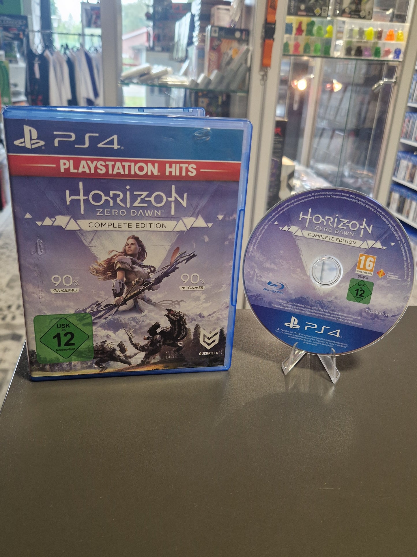 Horizon Zero Dawn Complete Edition PS4 Spiel PlayStation 4 Hits kratzerfrei Gebrauchsspuren Hülle Memory Lane Shop