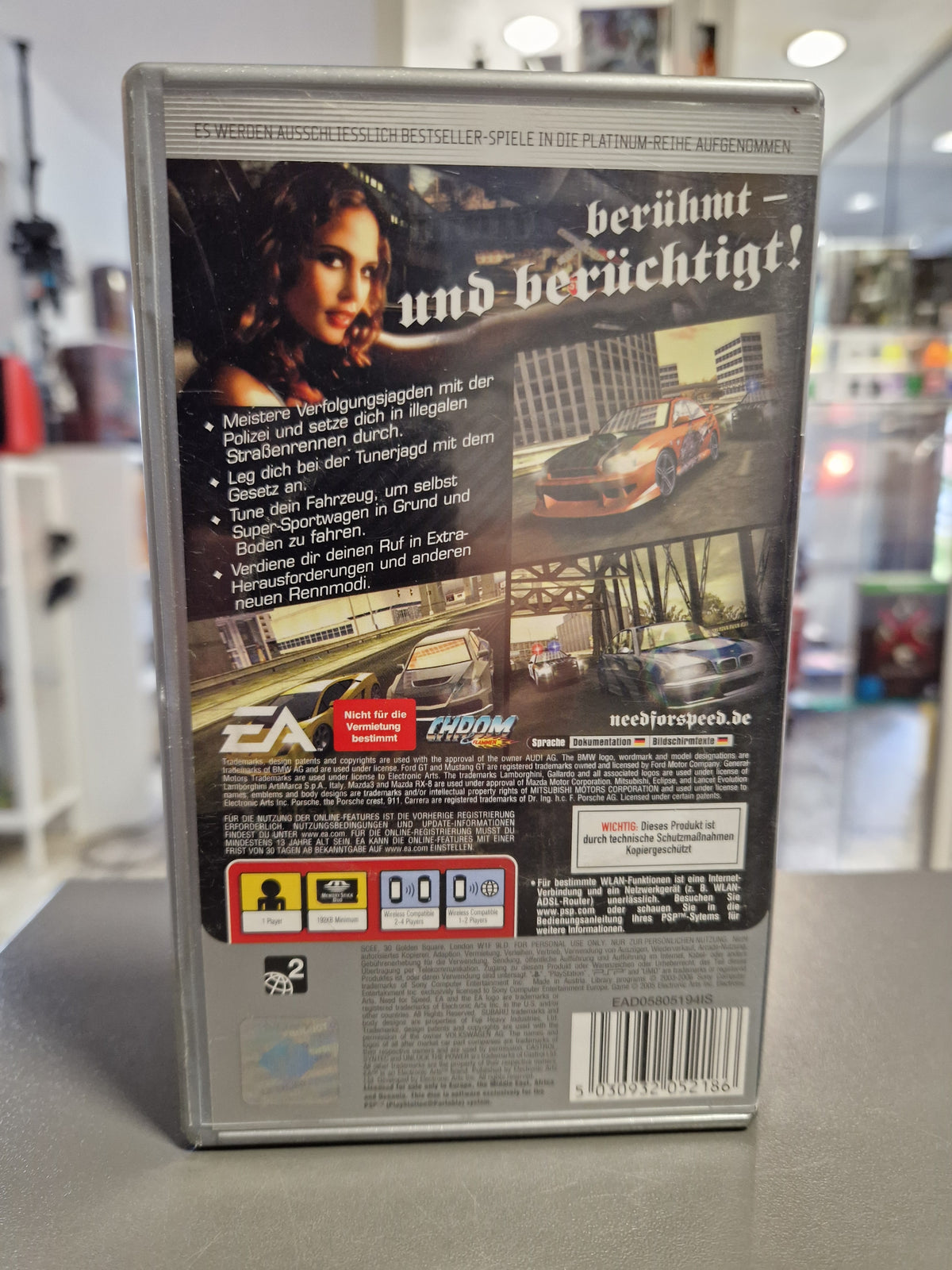 Need for Speed: Most Wanted 5-1-0 Playstation Portable PSP | Blacklist-Action | Geprüft | Memory Lane