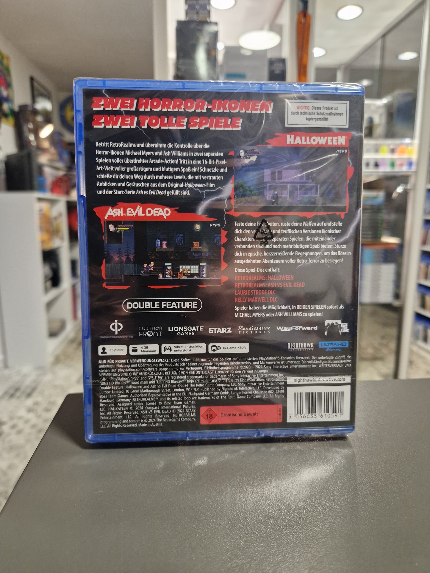 Halloween & Ash vs Evil Dead: RetroRealms Double Feature - Playstation 5 PS5 | NEU & OVP