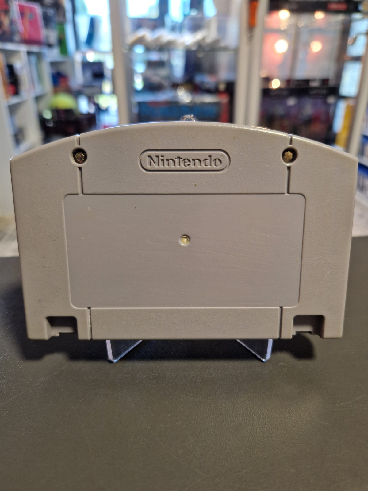 Rückseite des N64 Moduls Nagano Winter Olympics 98.