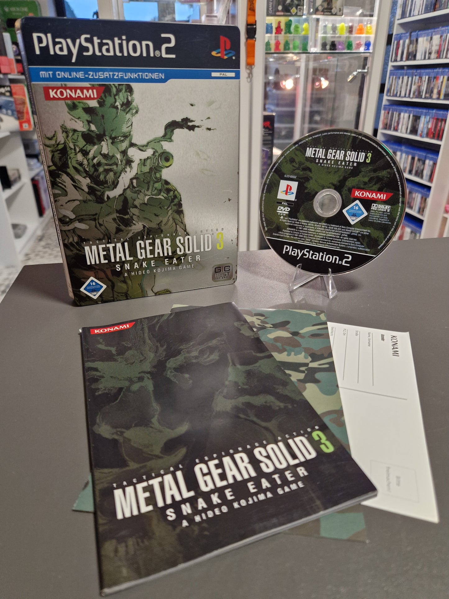 Metal Gear Solid 3: Snake Eater - Steelbook PS2 - Sony Playstation 2