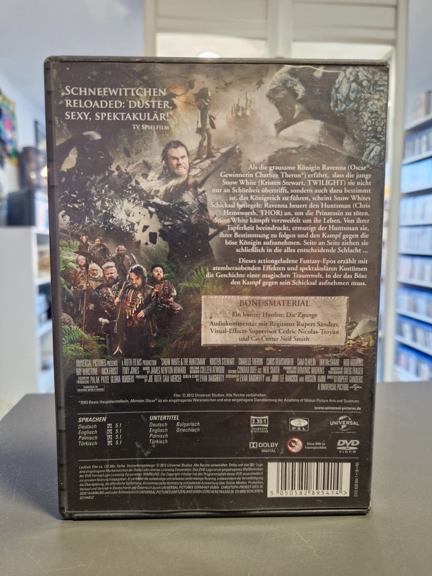 Snow White & the Huntsman (DVD) | Kristen Stewart & Chris Hemsworth | Kratzerfrei