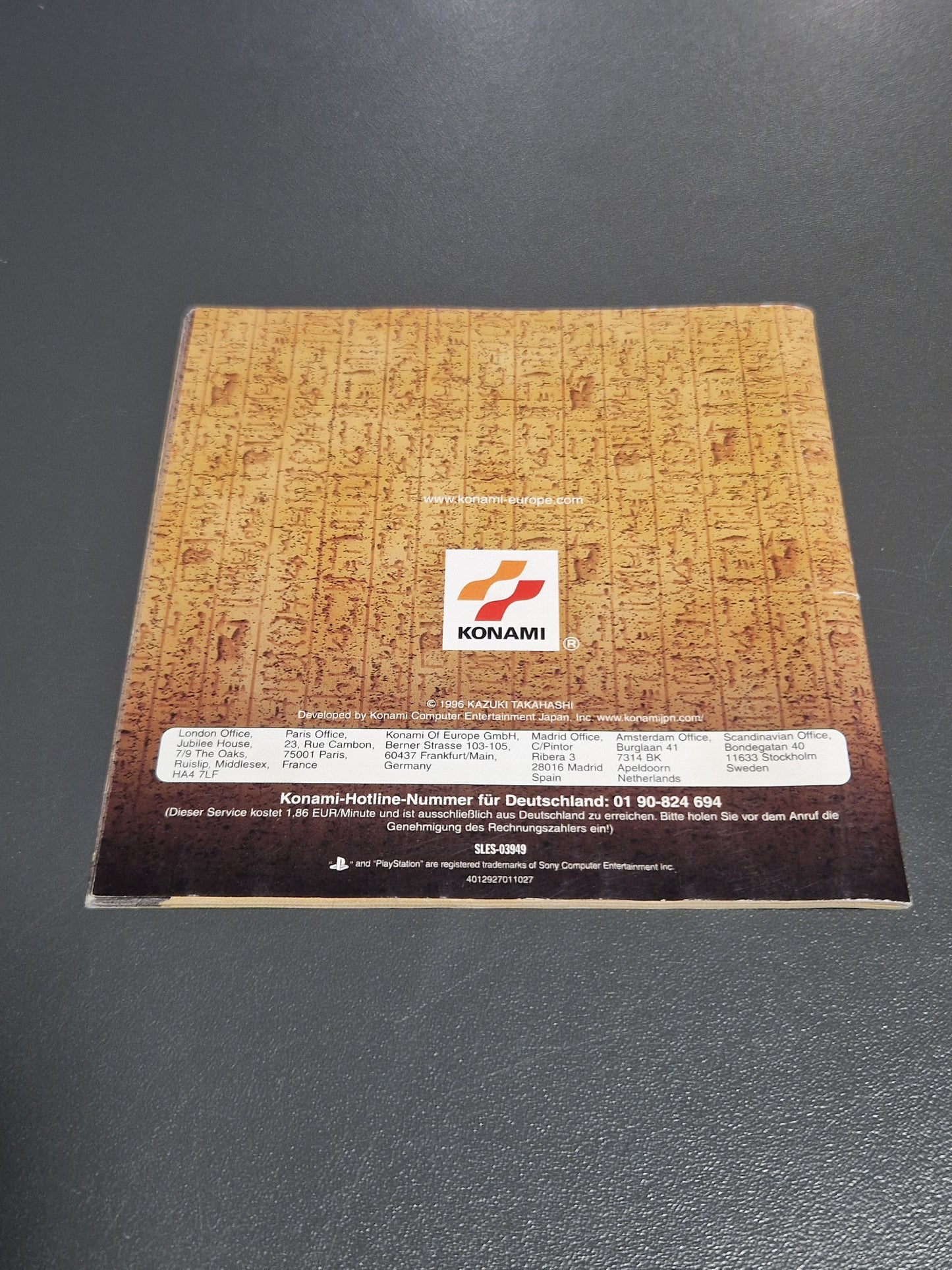 Yu-Gi-Oh! Forbidden Memories PlayStation 1 PS1 Anleitung