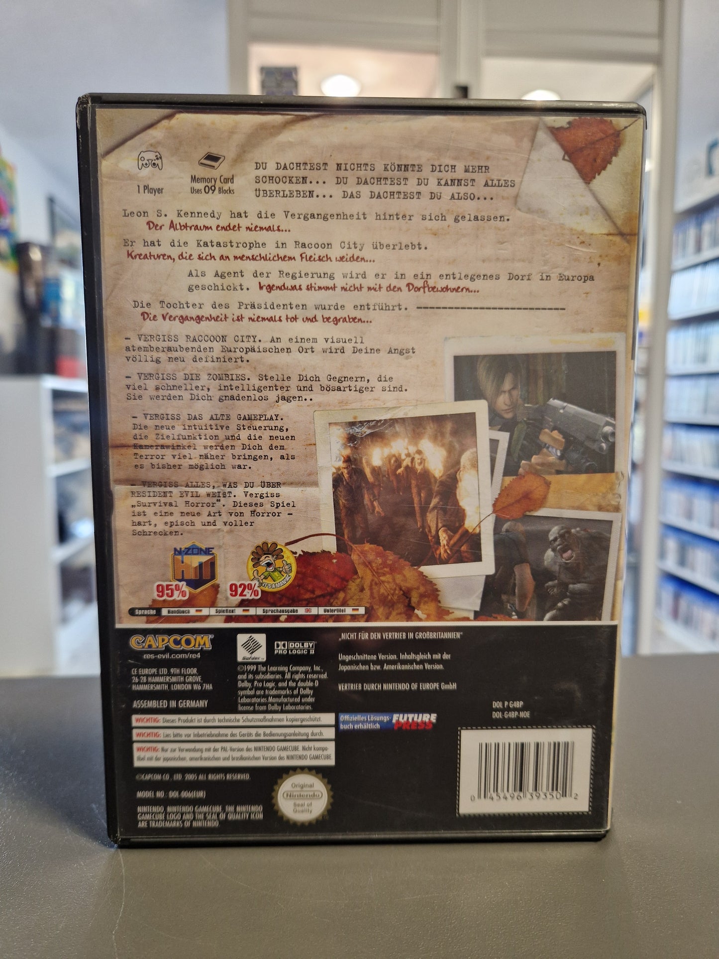 Resident Evil 4 inkl. Anleitung Nintendo GameCube