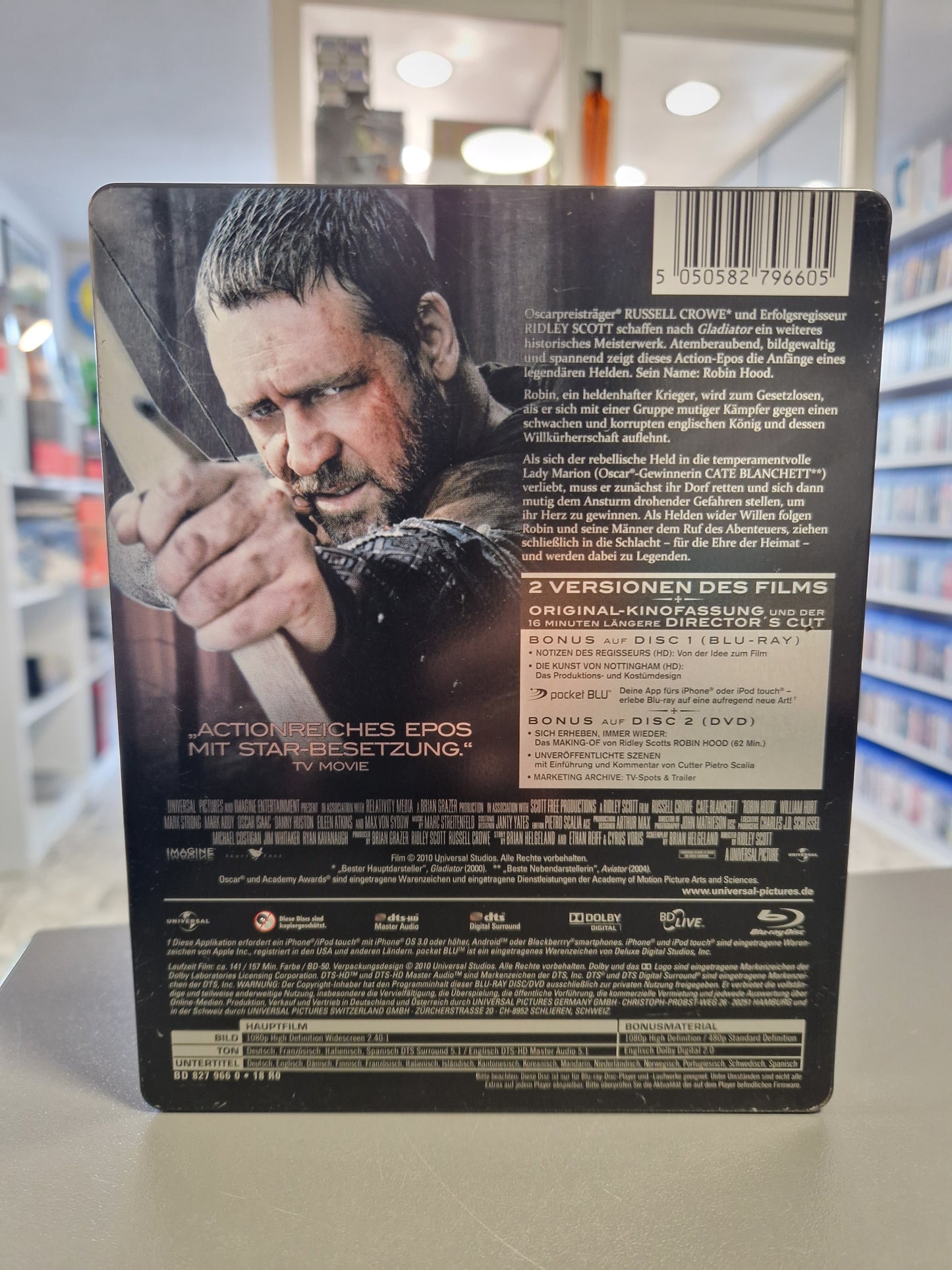 Robin Hood - Steelbook (2 Disc Edition) Blu-ray