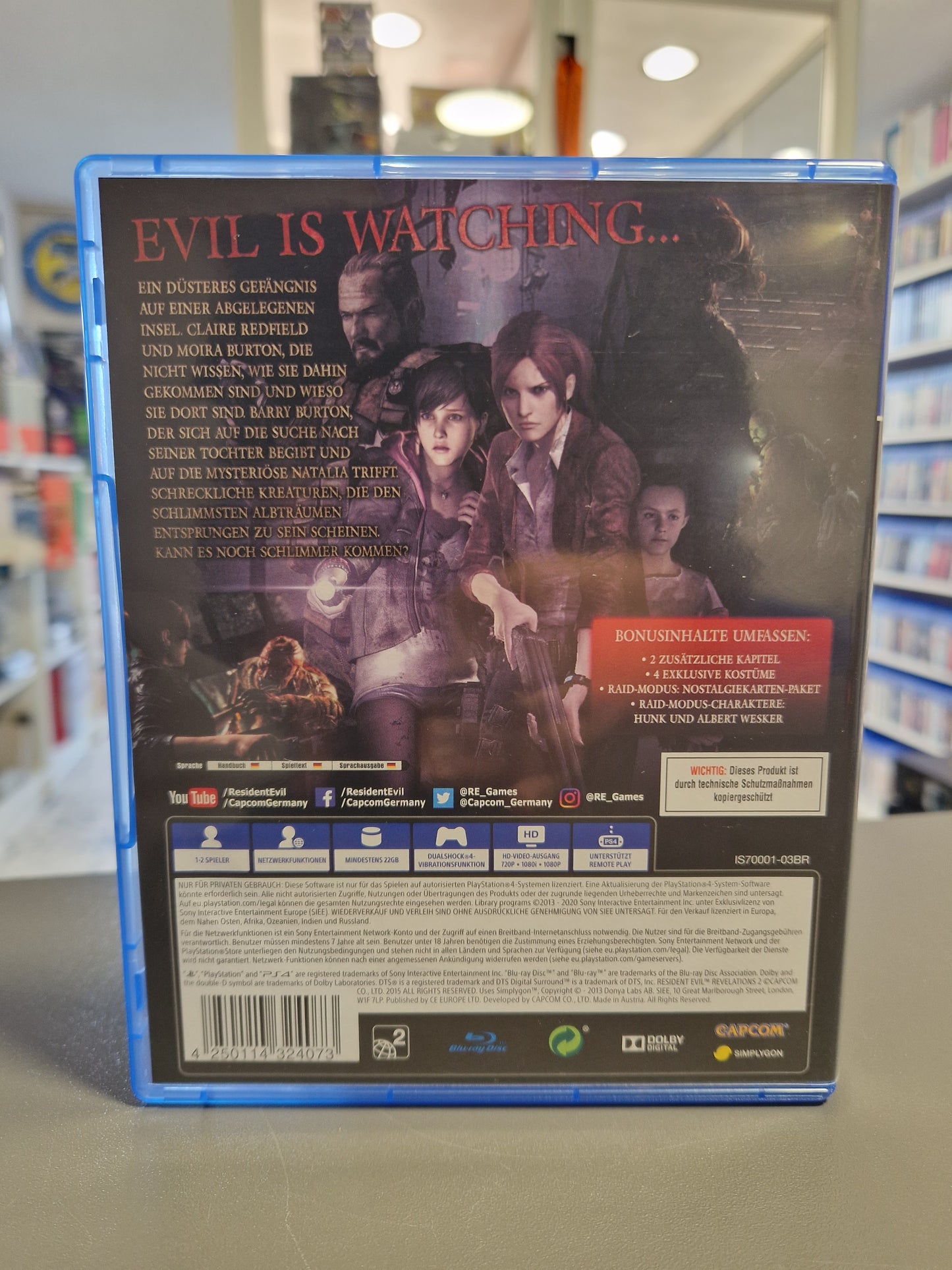 Resident Evil: Revelations 2 Playstation 4
