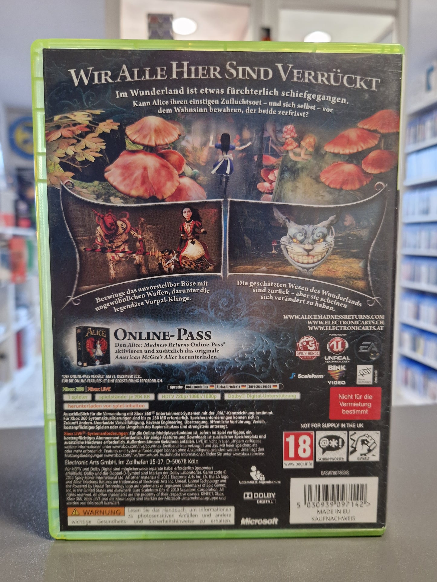 Alice: Madness Returns Microsoft Xbox 360