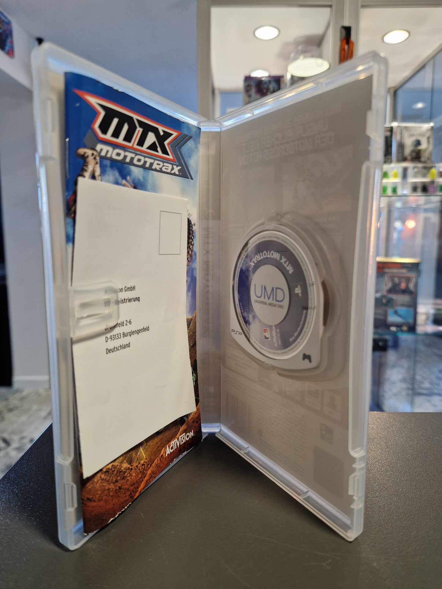 MTX Mototrax Sony PSP Playstation Portable – Komplettes Sammlerstück – CIB mit VIP-Karte