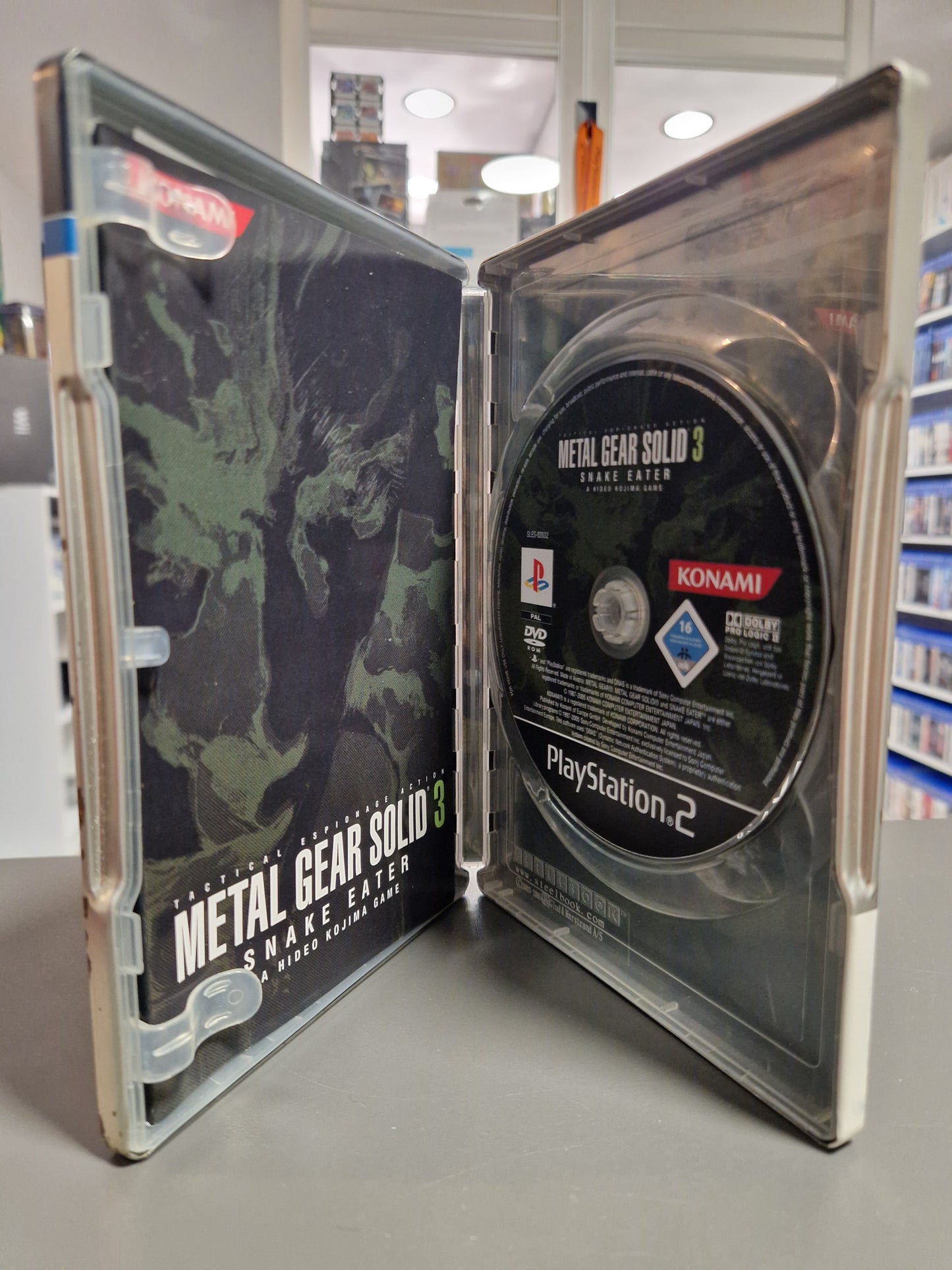 Metal Gear Solid 3: Snake Eater - Steelbook PS2 - Sony Playstation 2
