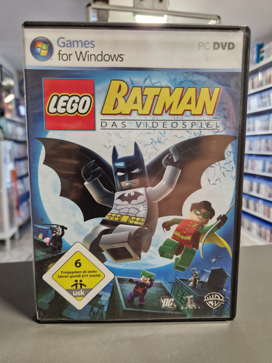Vorderseite der Games for Windows PC Hülle von LEGO Batman Das Videospiel