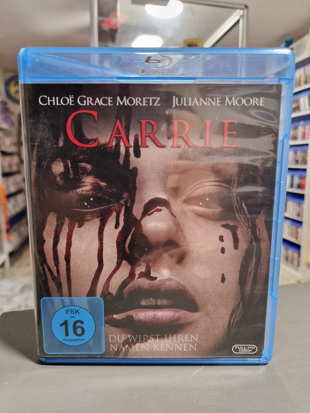 Vorderseite der Blu-ray Hülle von Carrie 