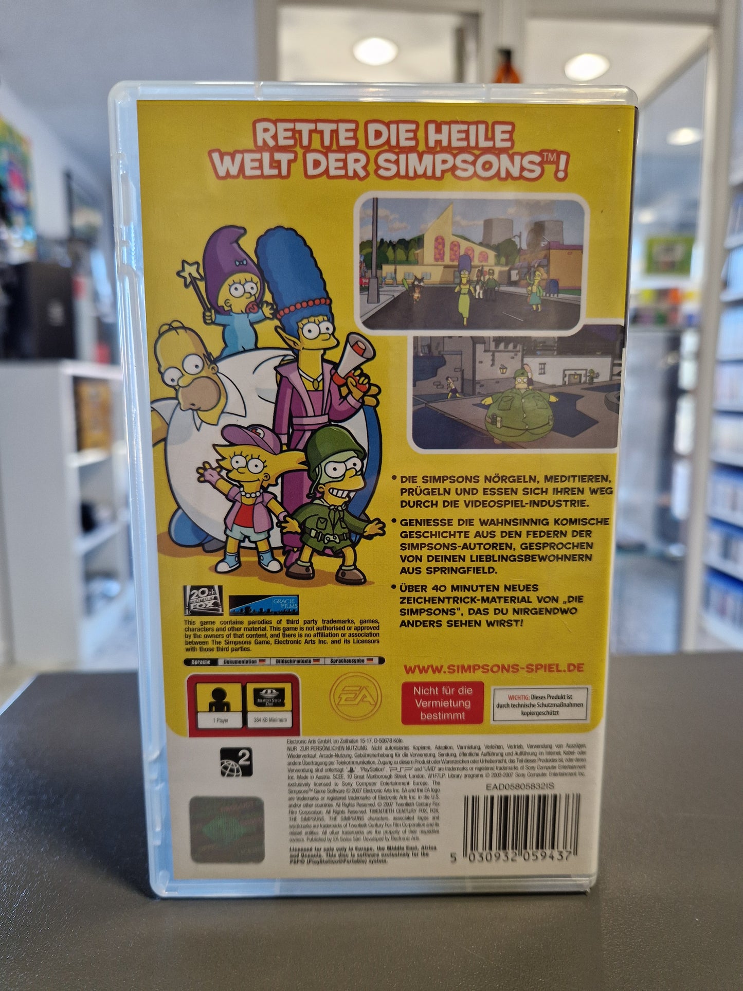 Die Simpsons - Das Spiel Sony PlayStation Portable