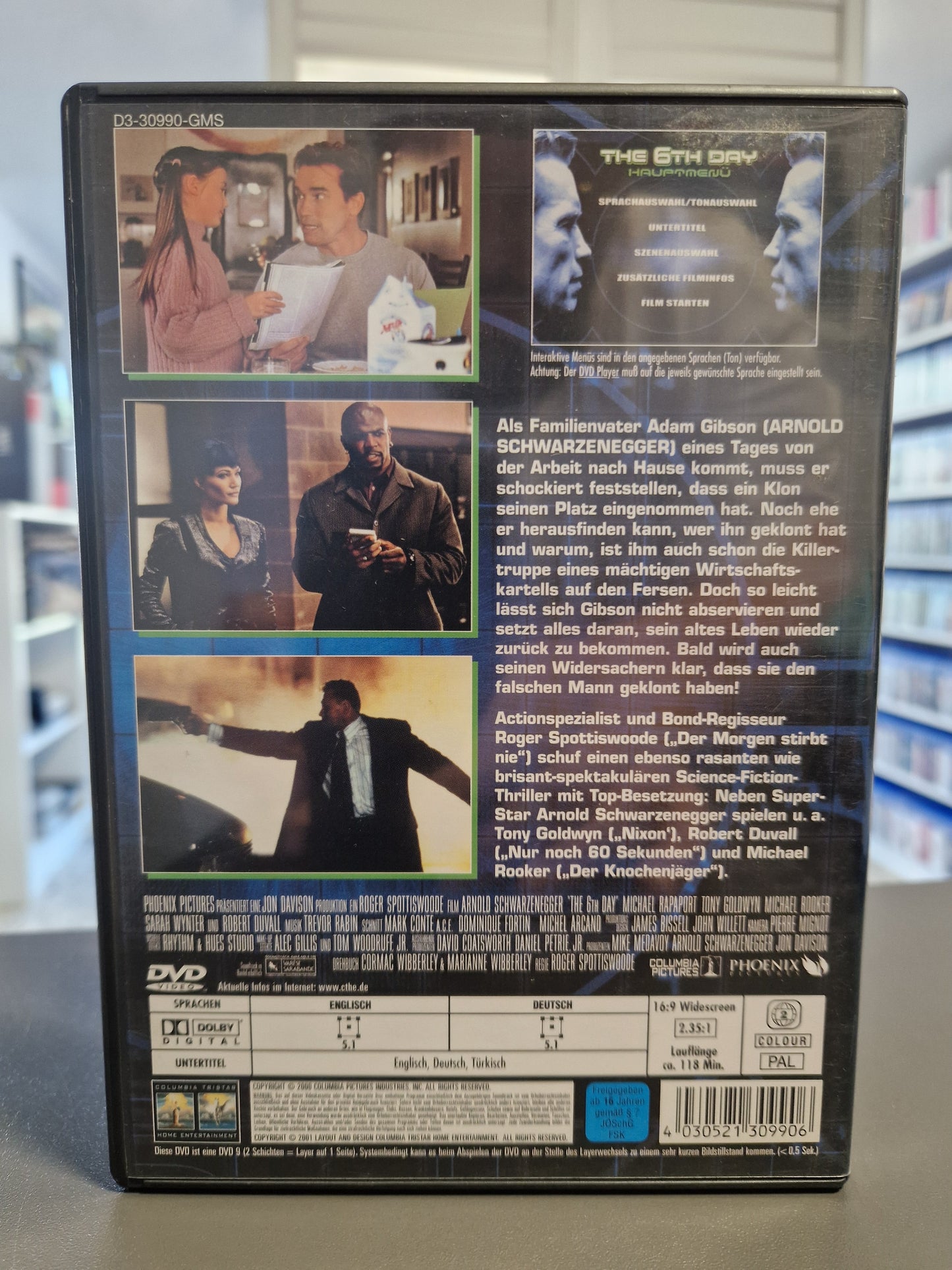 The 6th Day Film mit Schwarzenegger DVD