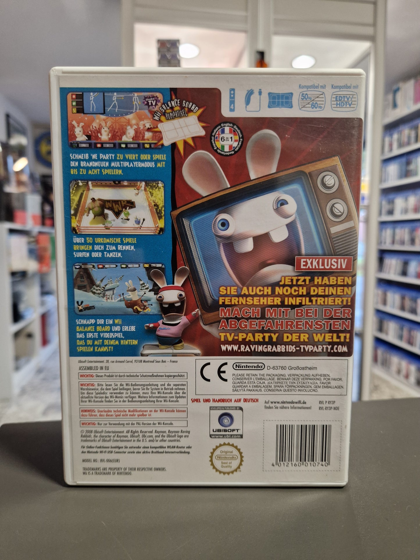 Rayman Raving Rabbids: TV Party Nintendo Wii