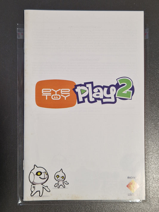 Eyetoy: Play 2 Booklet Sony PlayStation 2 Anleitung