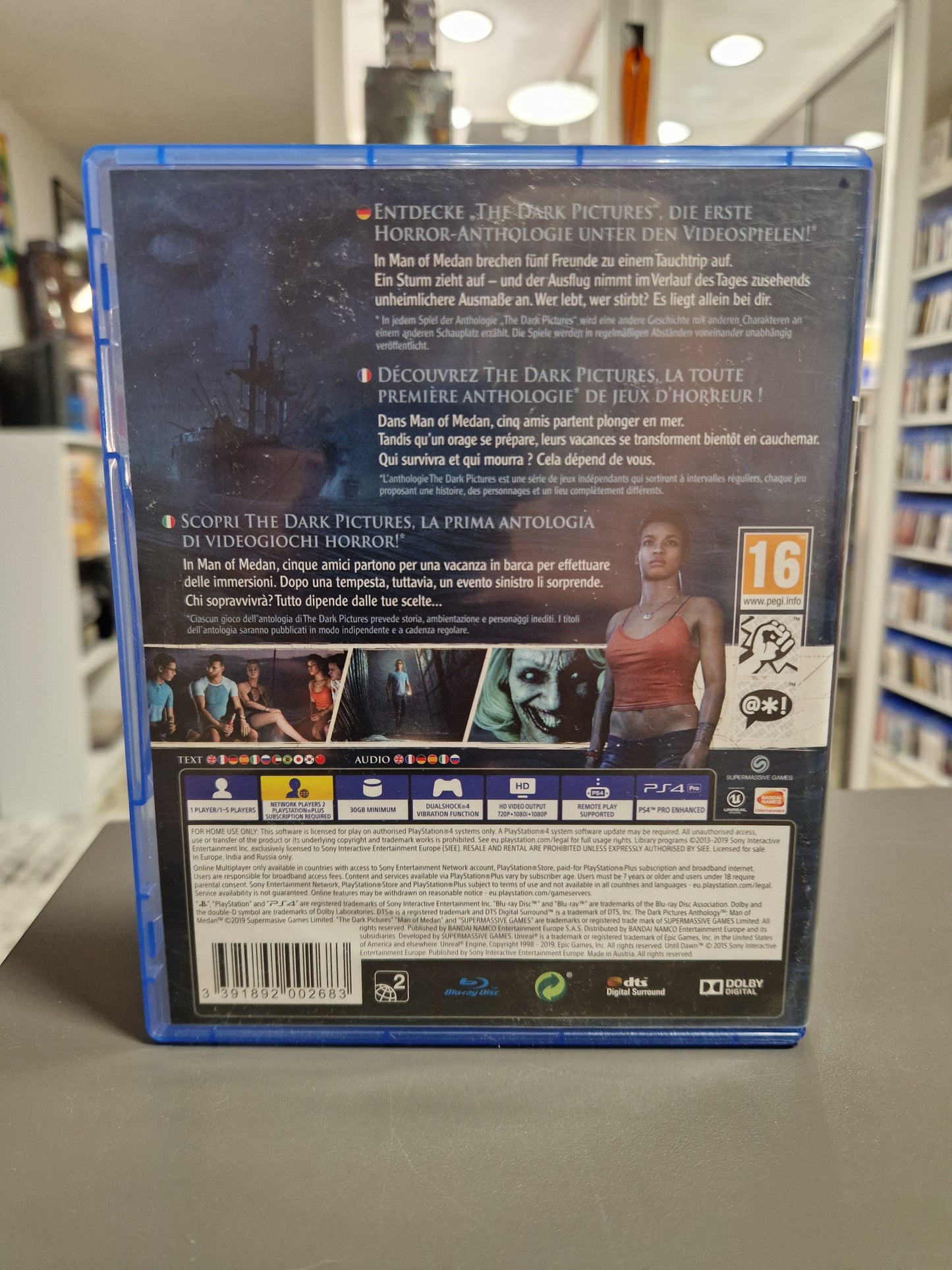 The Dark Pictures Anthology: Man of Medan - PS4 | Top Zustand