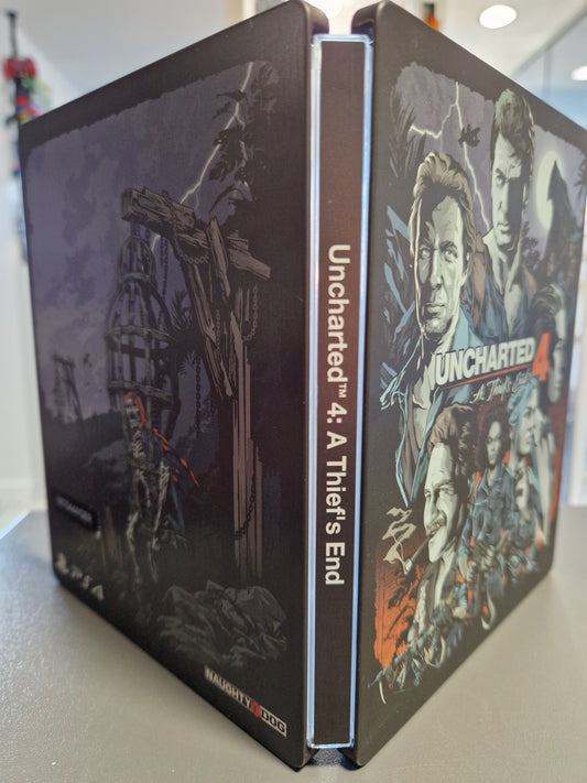 Uncharted 4-A Thief's End Steelbook + Spiel Sony PlayStation 4