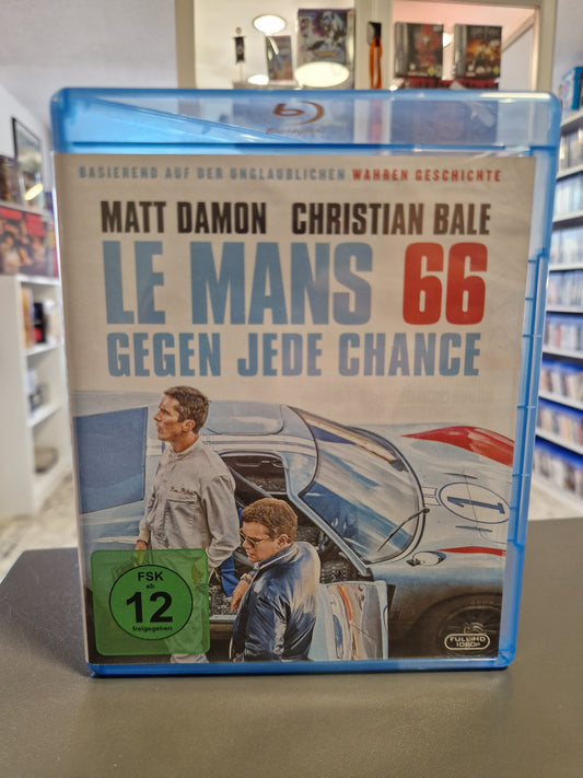 Vorderseite der Blu-ray Hülle von Le Mans 66 Gegen jede Chance.