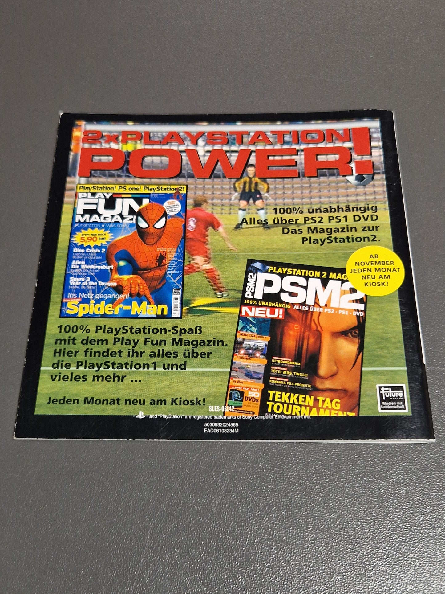 Fifa 2001 Playstation 1 PS1 Anleitung
