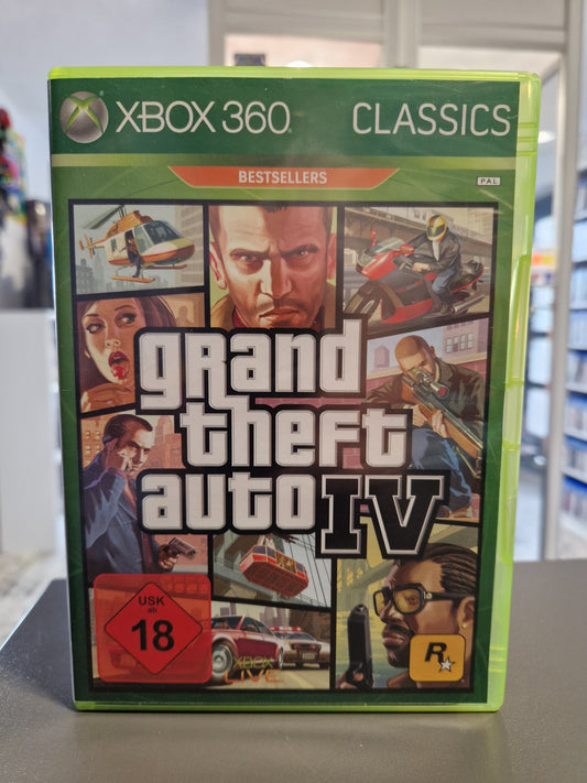 Grand Theft Auto GTA IV Microsoft Xbox 360