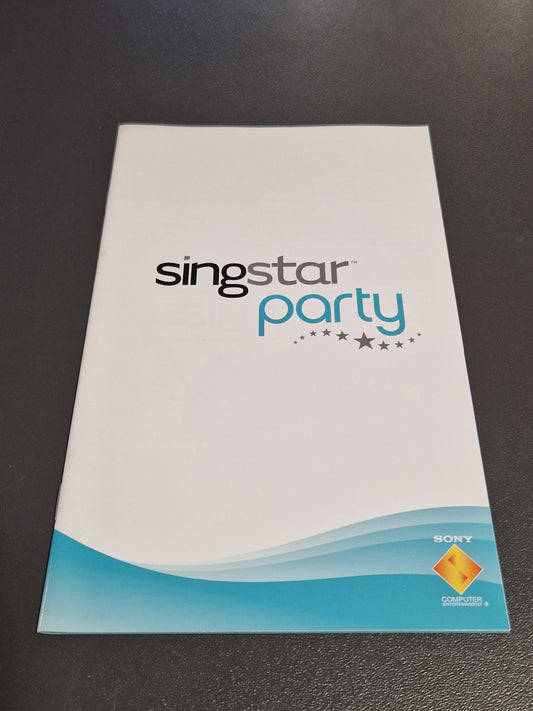 Singstar Party Playstation 2 Anleitung