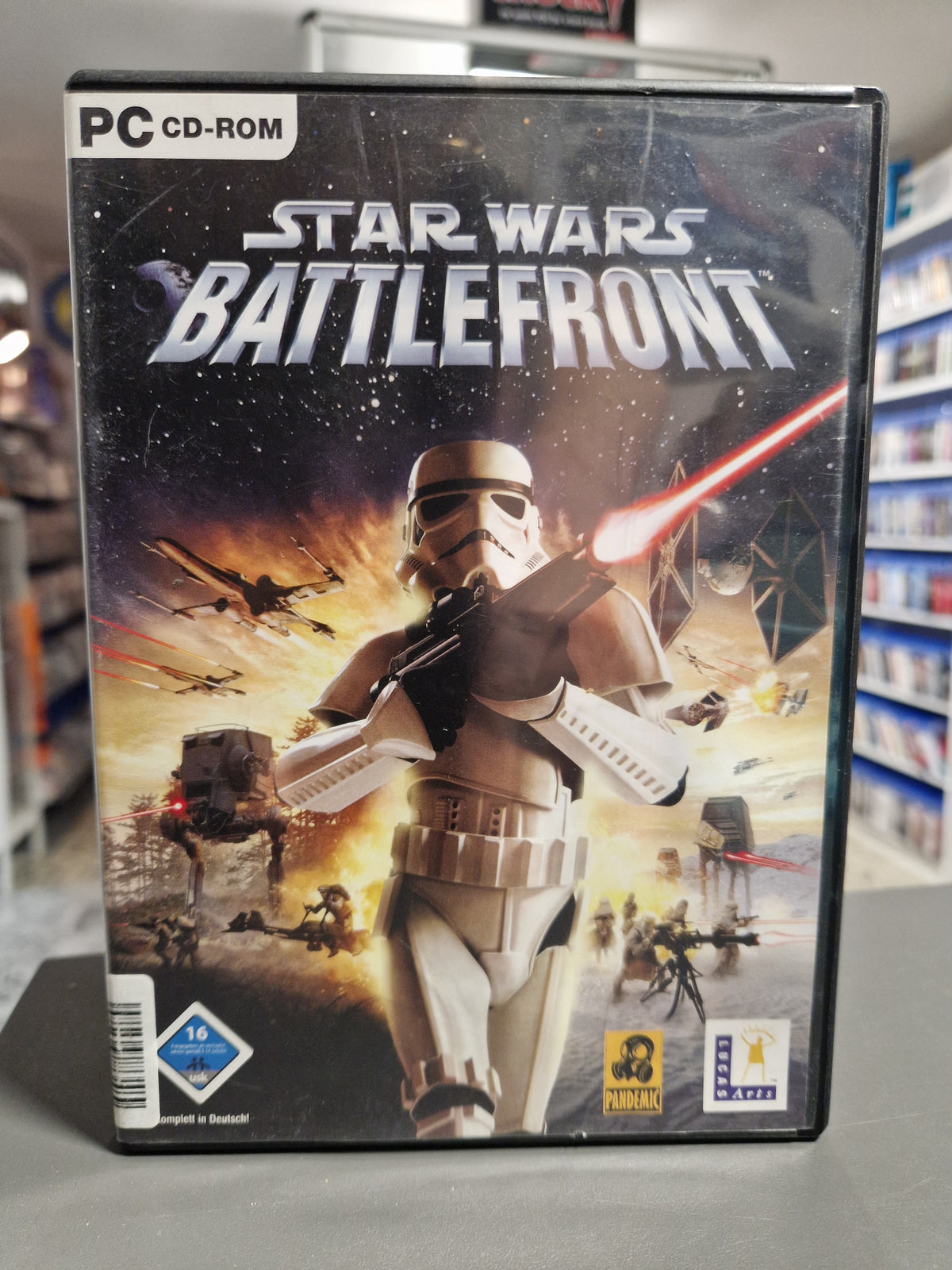 Vorderseite der PC Hülle von Star Wars Battlefront.