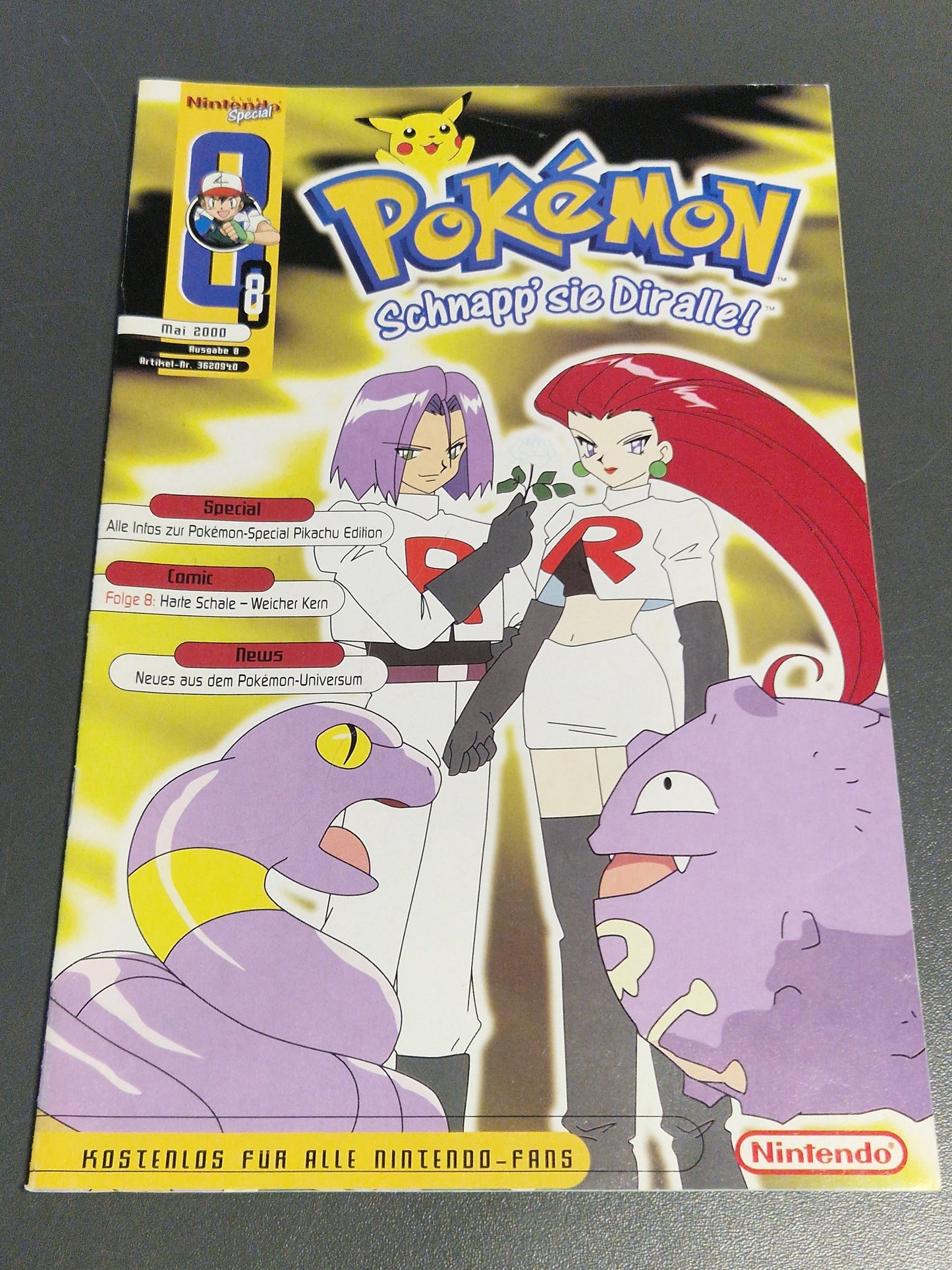 Club Nintendo Special Pokémon Heft Ausgabe 8 Mai 2000 Smogon Rettan Team Rocket Cover