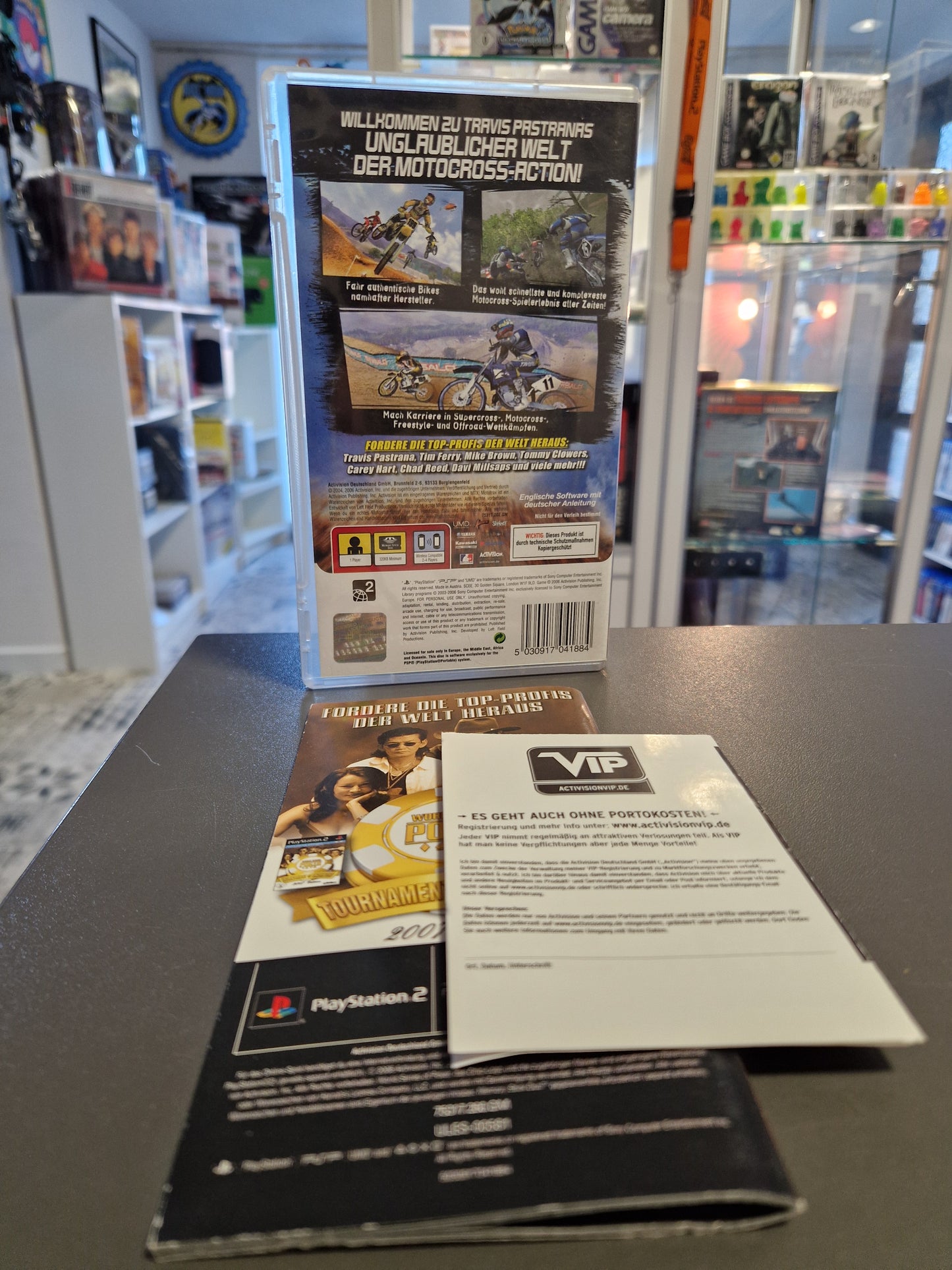 MTX Mototrax Sony PSP Playstation Portable – Komplettes Sammlerstück – CIB mit VIP-Karte