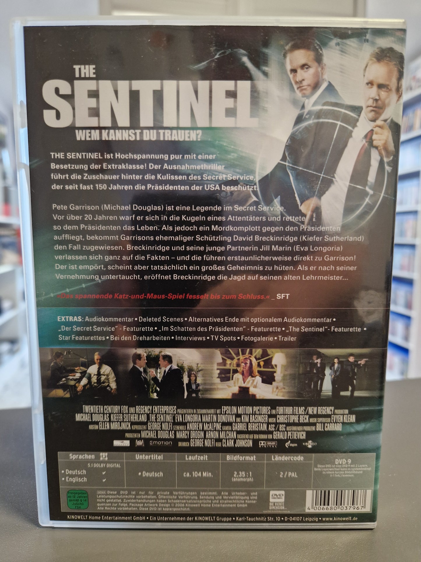 The Sentinel - Wem kannst du trauen? von Clark Johnson DVD